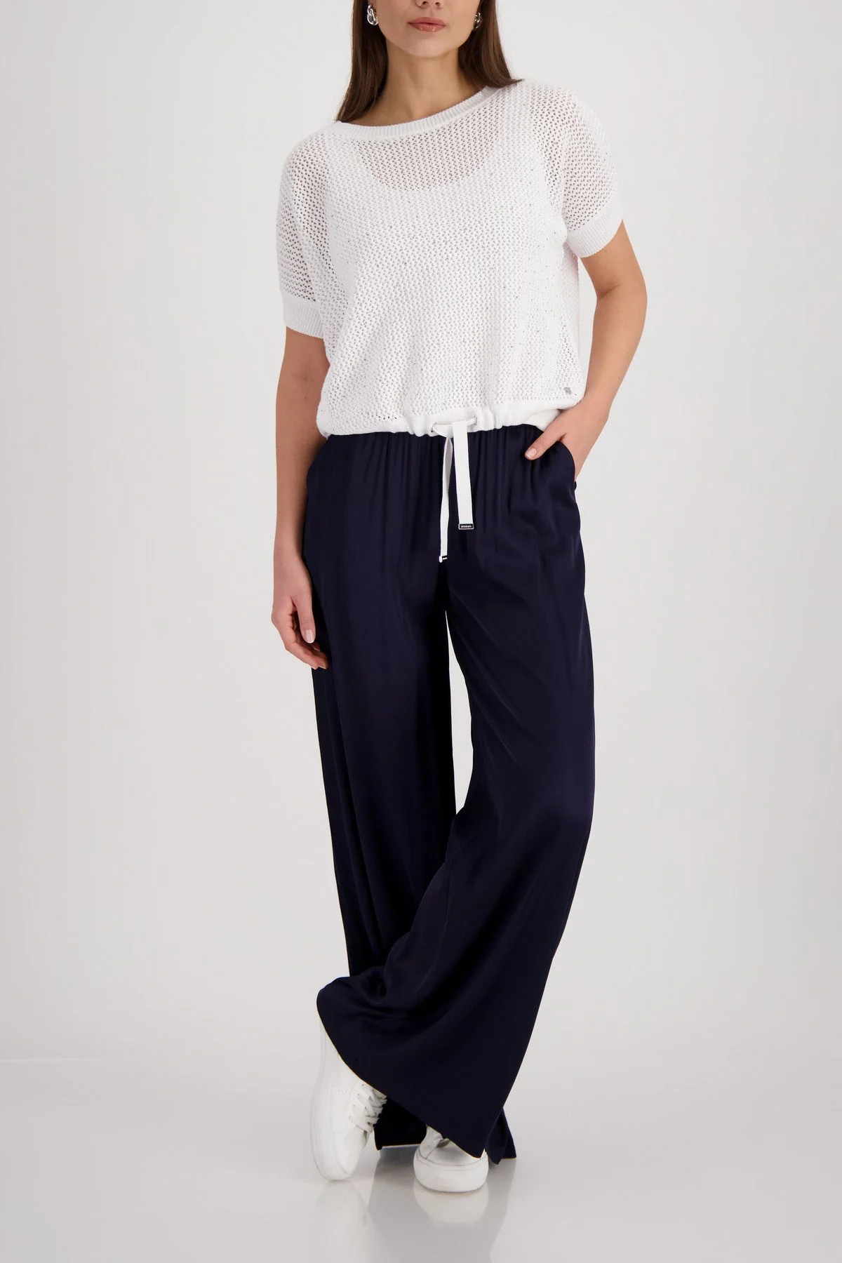 Palazzo-Hose Wide Leg in Satinoptik - Image 6