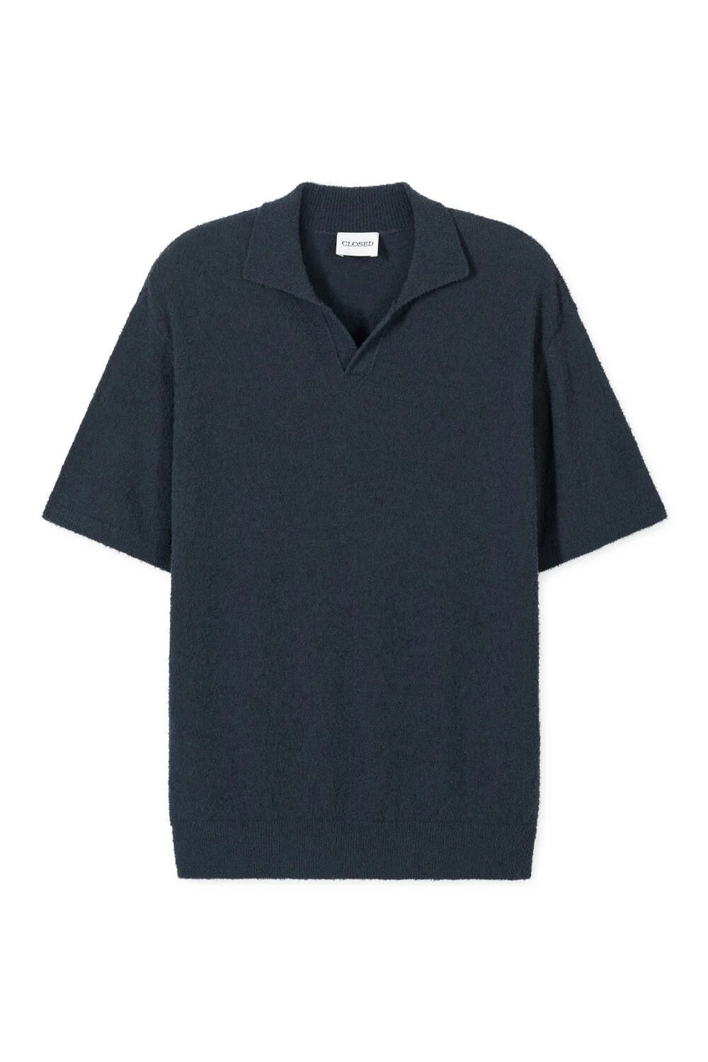 Poloshirt aus Bouclé