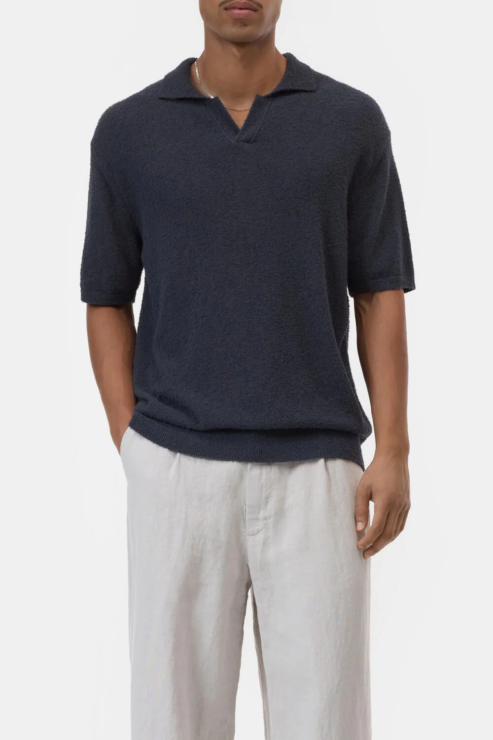 Poloshirt aus Bouclé - Image 2