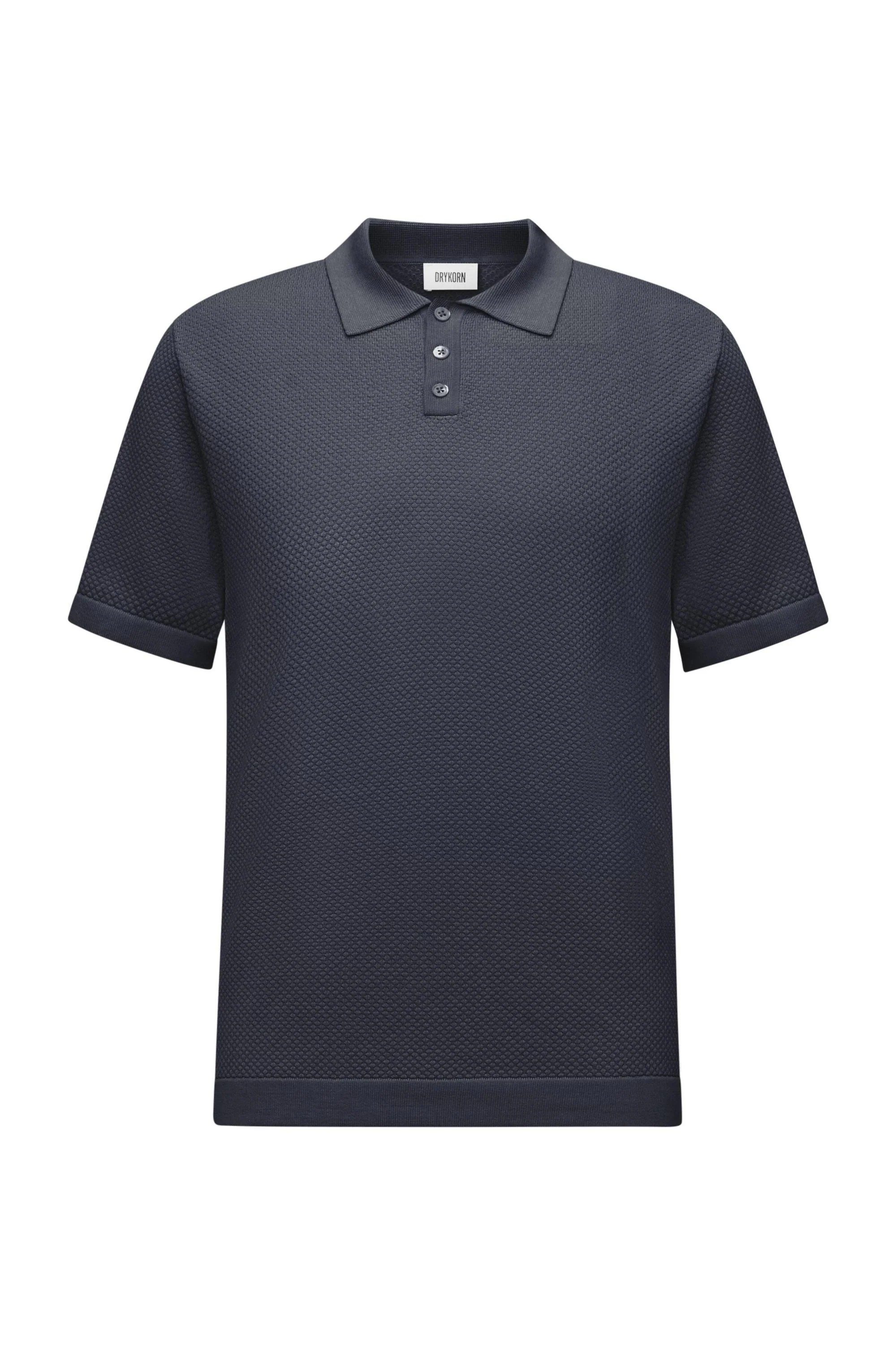 Poloshirt aus strukturiertem Strick