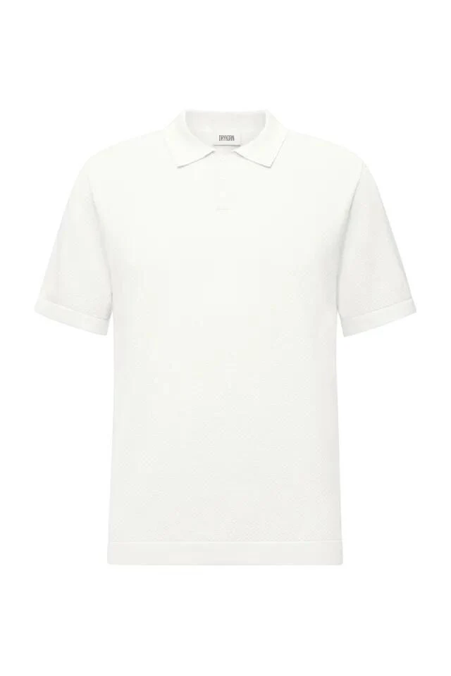 Poloshirt aus strukturiertem Strick