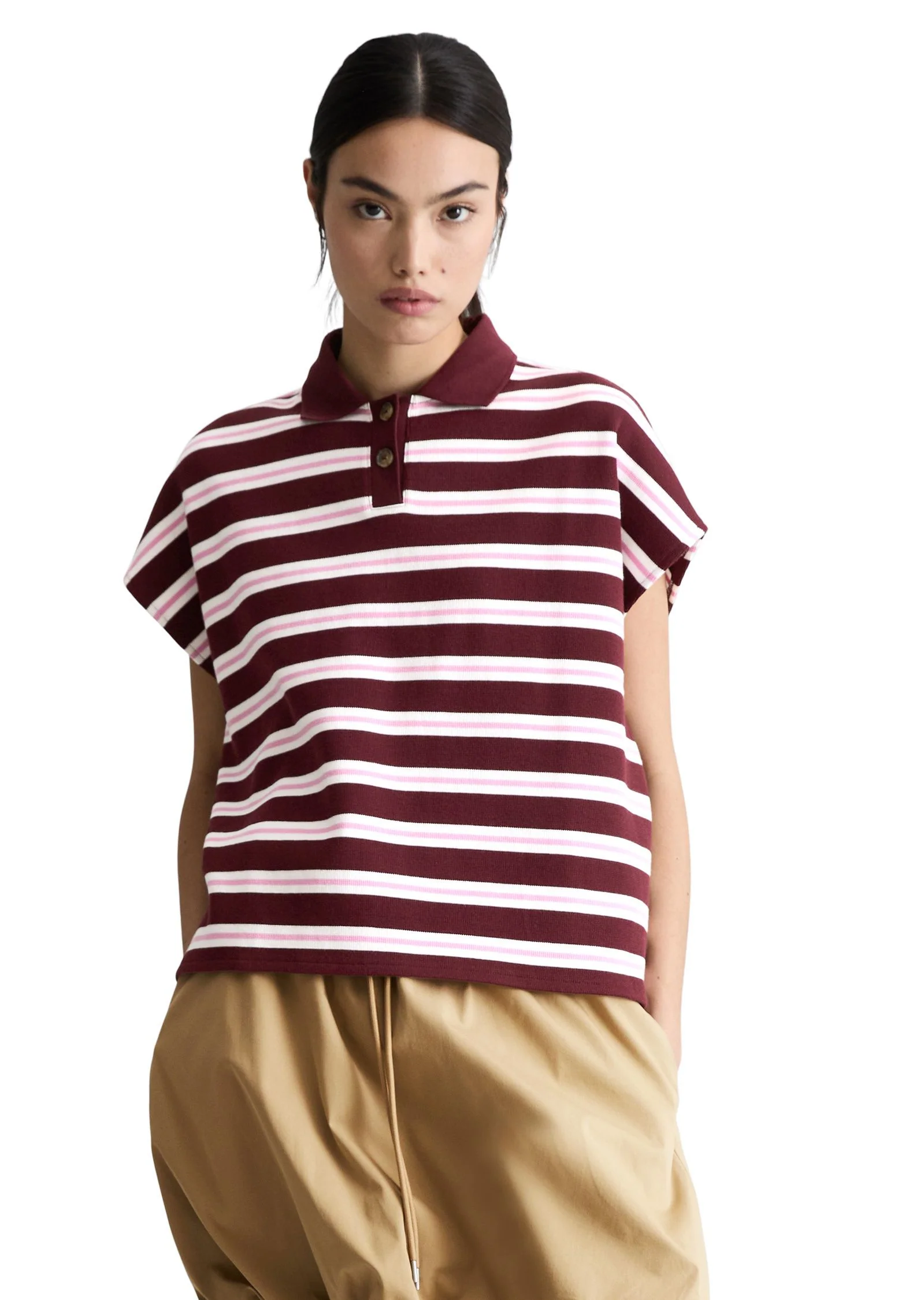 Poloshirt gestreift Relaxed Fit - Image 3