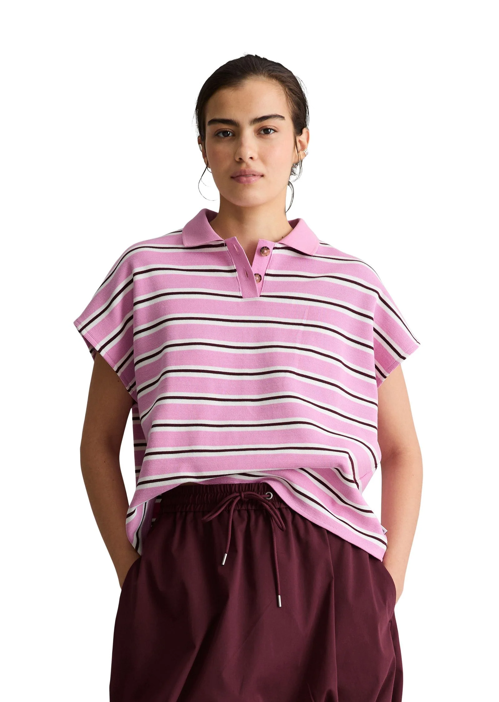 Poloshirt gestreift Relaxed Fit - Image 3
