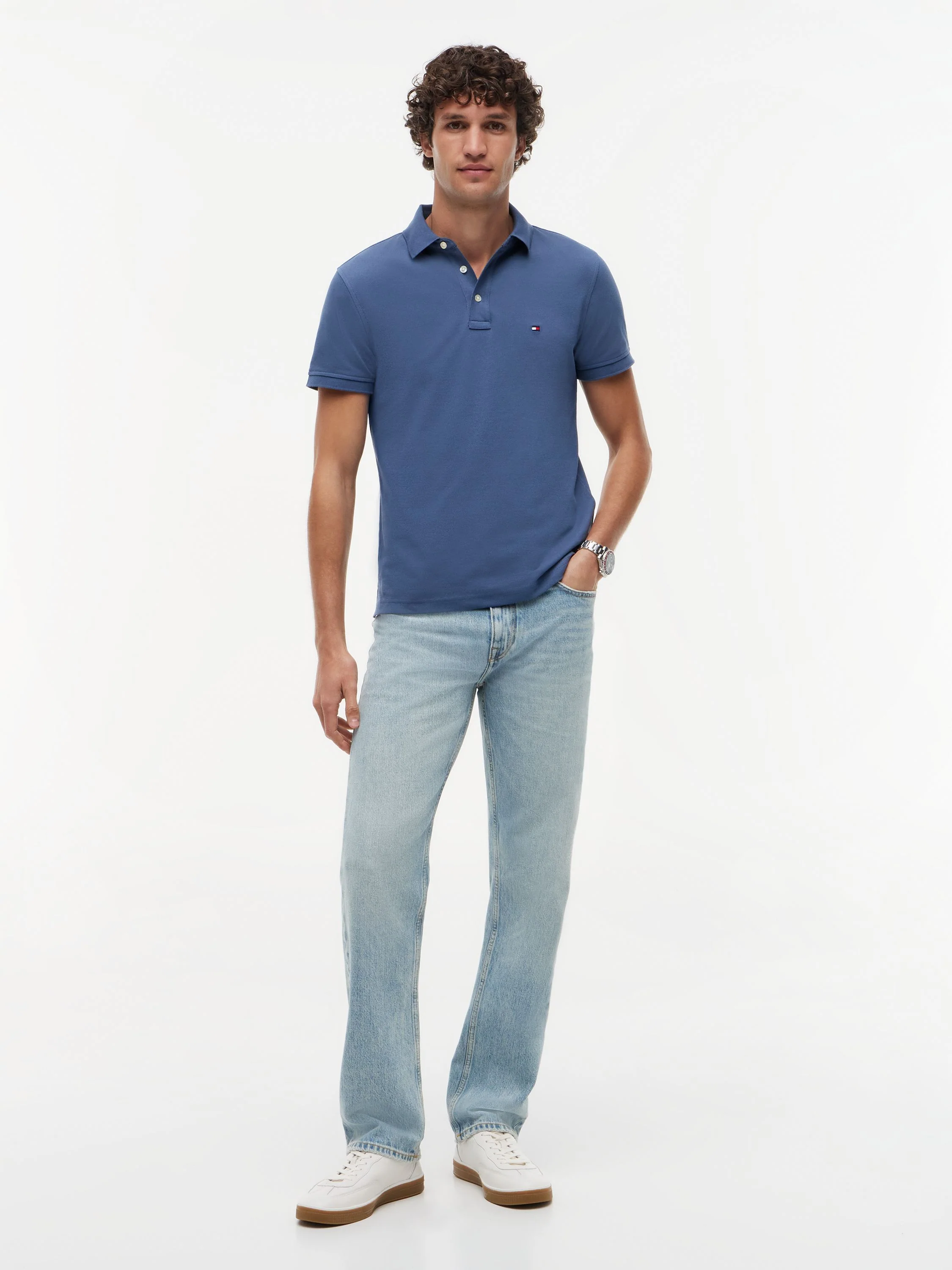Poloshirt Slim Fit aus Baumwolle - Image 3