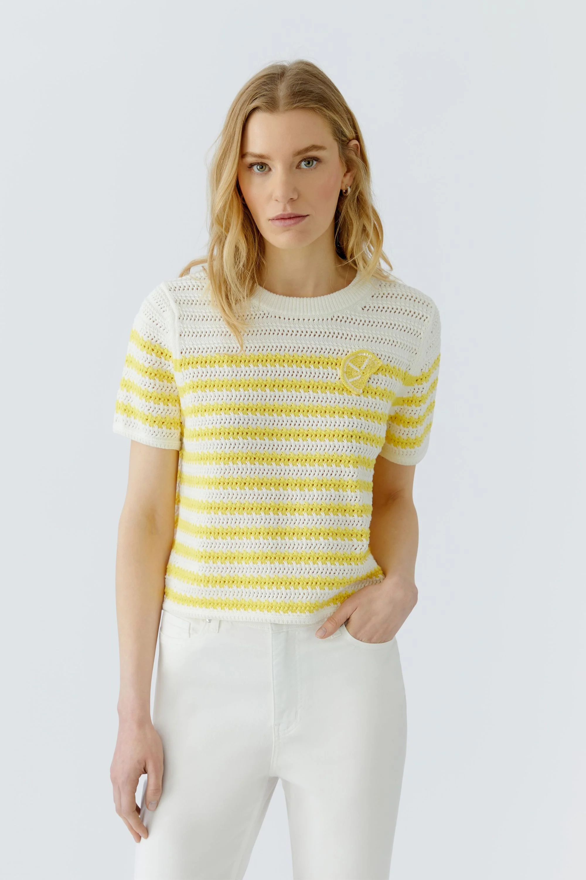 Pullover mit gestrickter Zitronenscheibe - Image 4