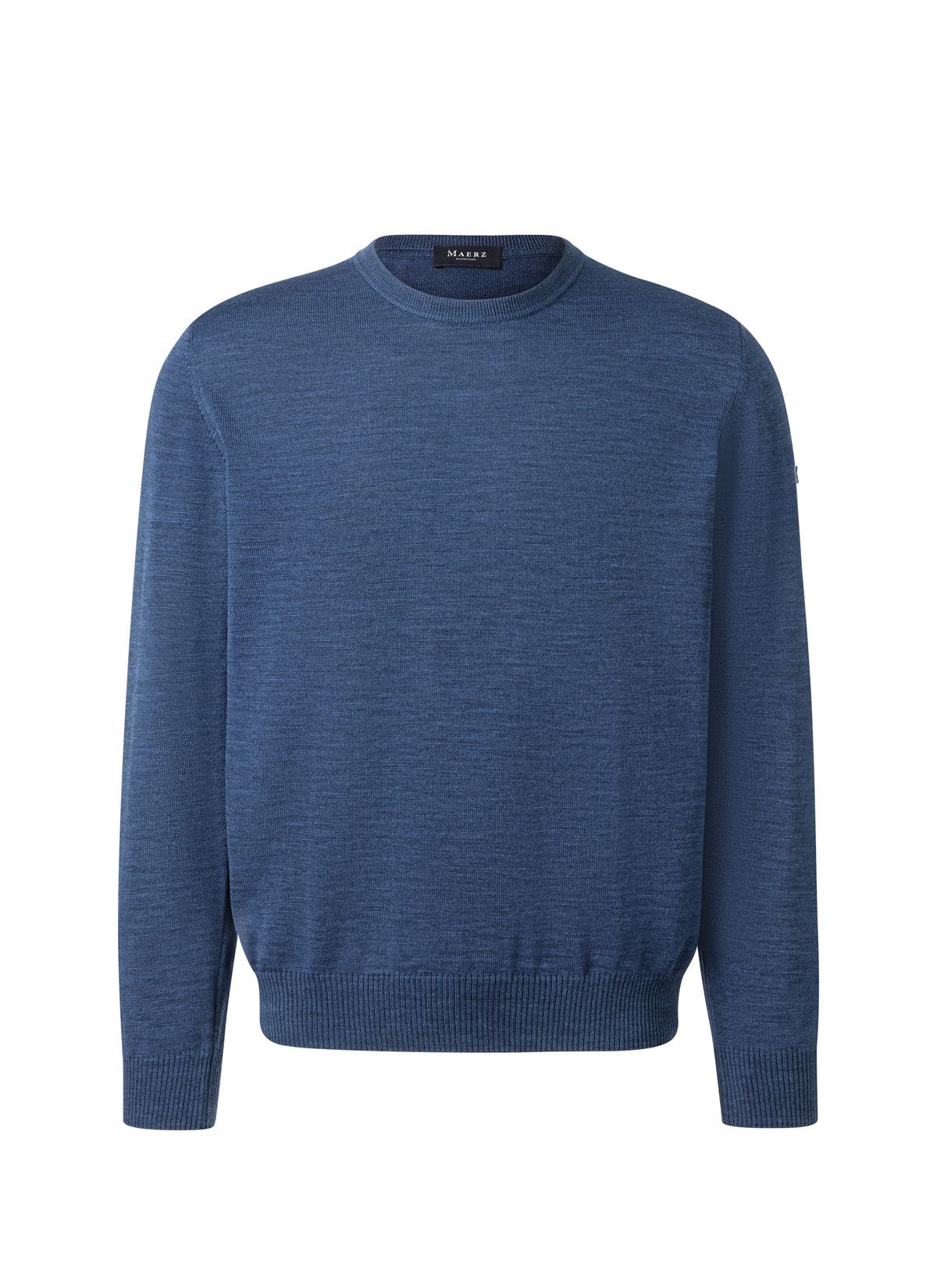 Pullover Rundhals 1/1 Arm, Deep Sea