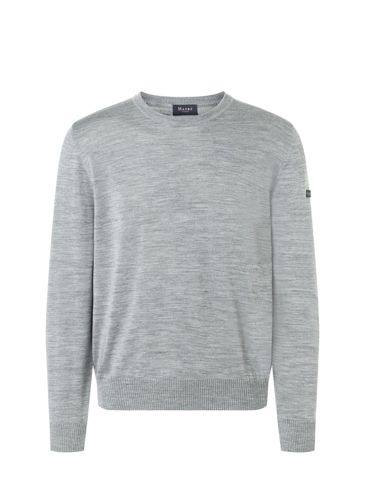 Pullover Rundhals 1/1 Arm, Mercury Grey