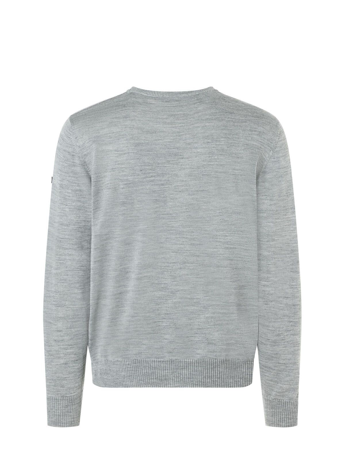 Pullover Rundhals 1/1 Arm, Mercury Grey - Image 2