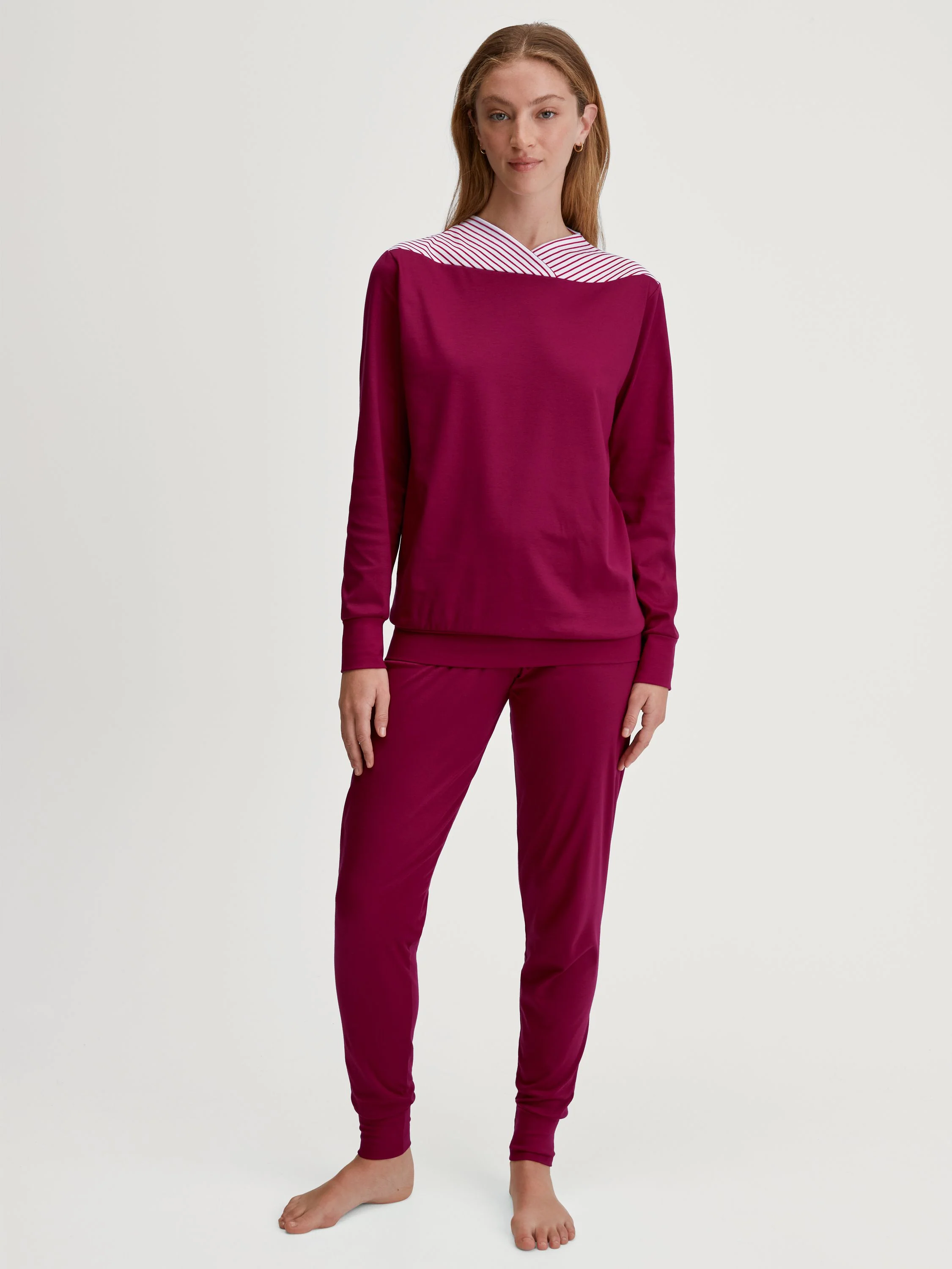 Pyjama lang aus Baumwolle - Image 3