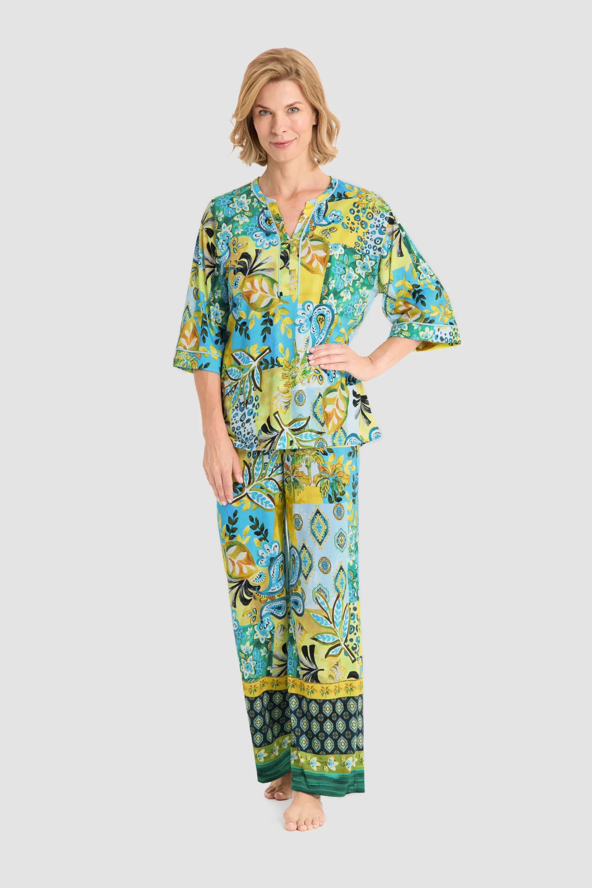 Pyjama Set aus Baumwollmix - Image 2