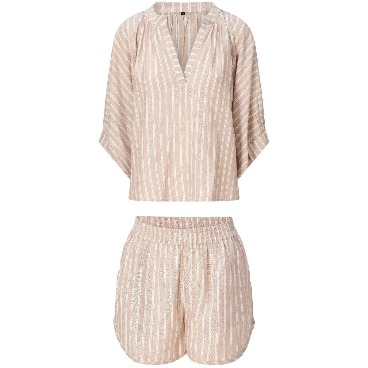Pyjama-Set gestreift