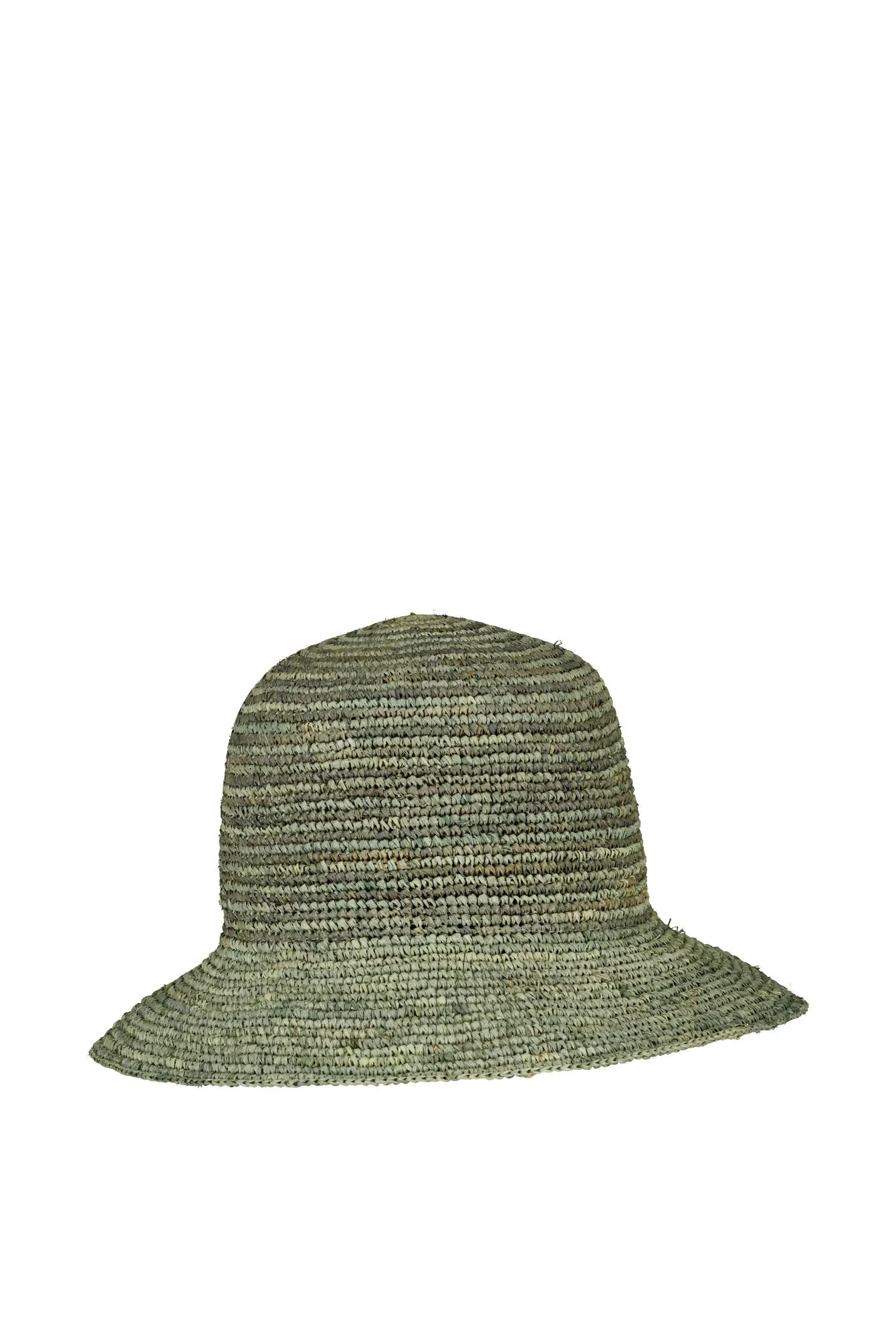 Raffiastroh Glocke, gras/khaki - Image 3