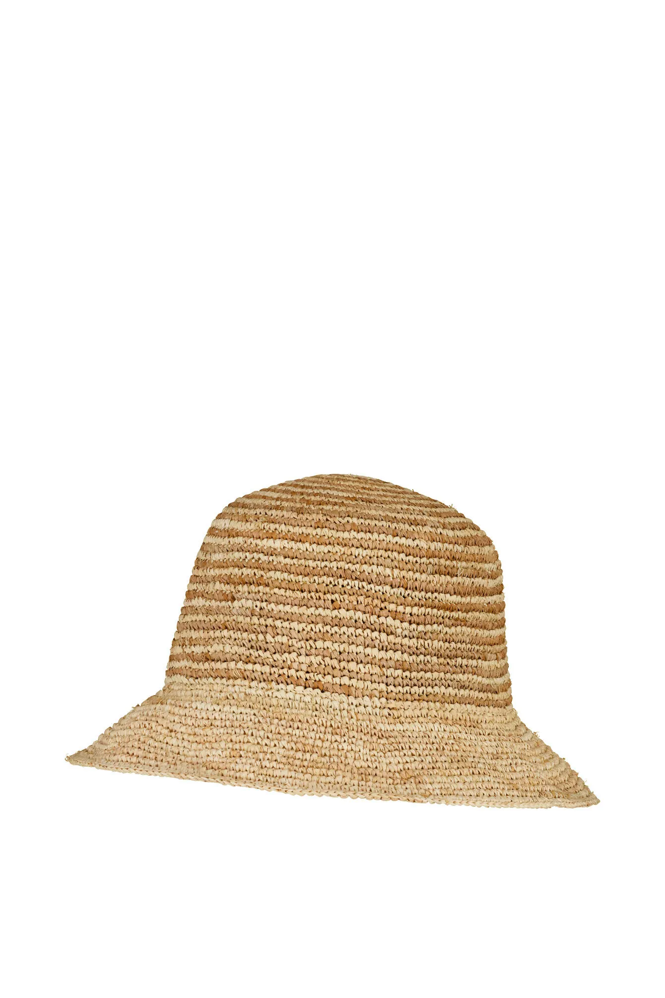 Raffiastroh Glocke, leinen/sand
