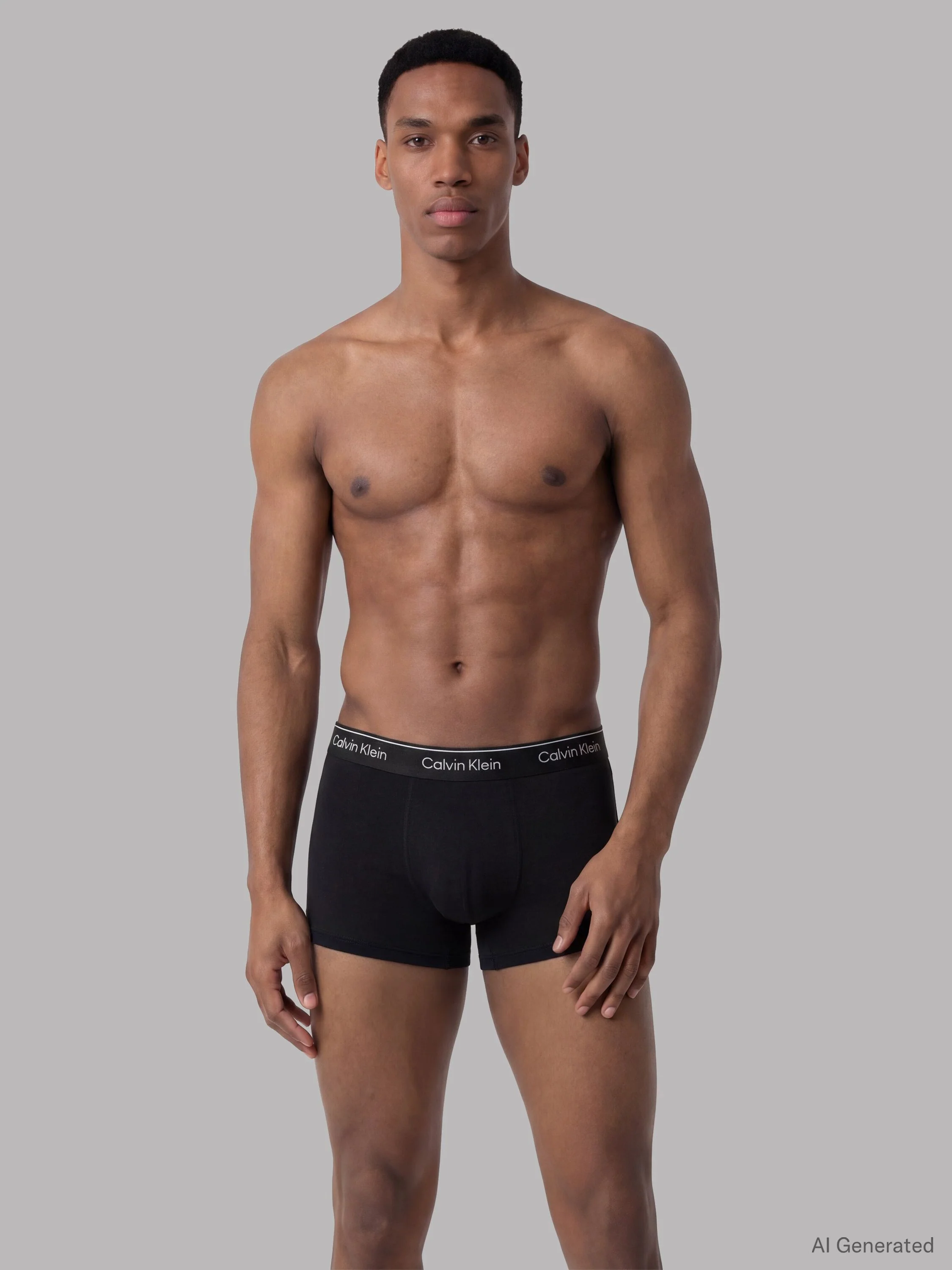 RELAXED FIT TRUNK 3PK, BLACK - Image 2