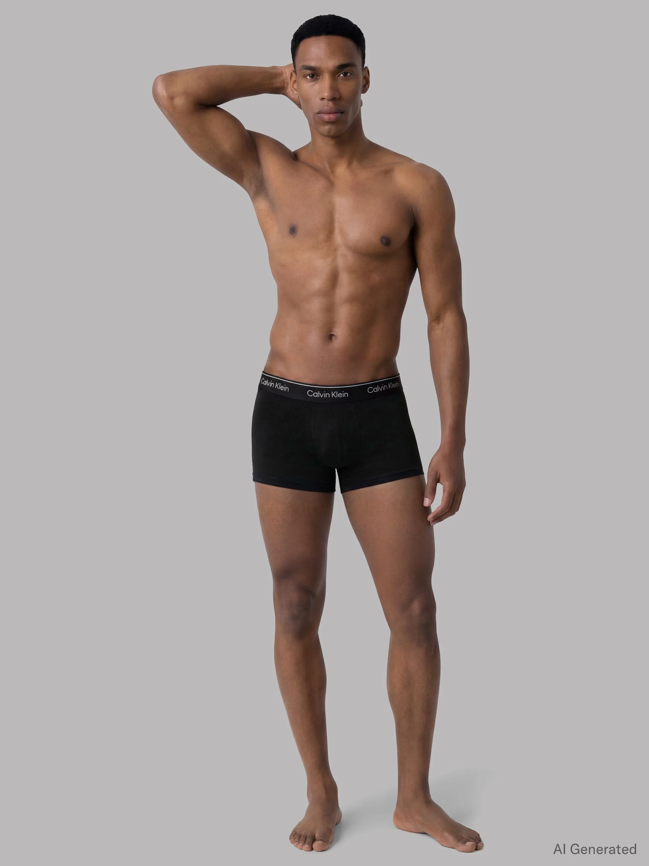RELAXED FIT TRUNK 3PK, BLACK - Image 3