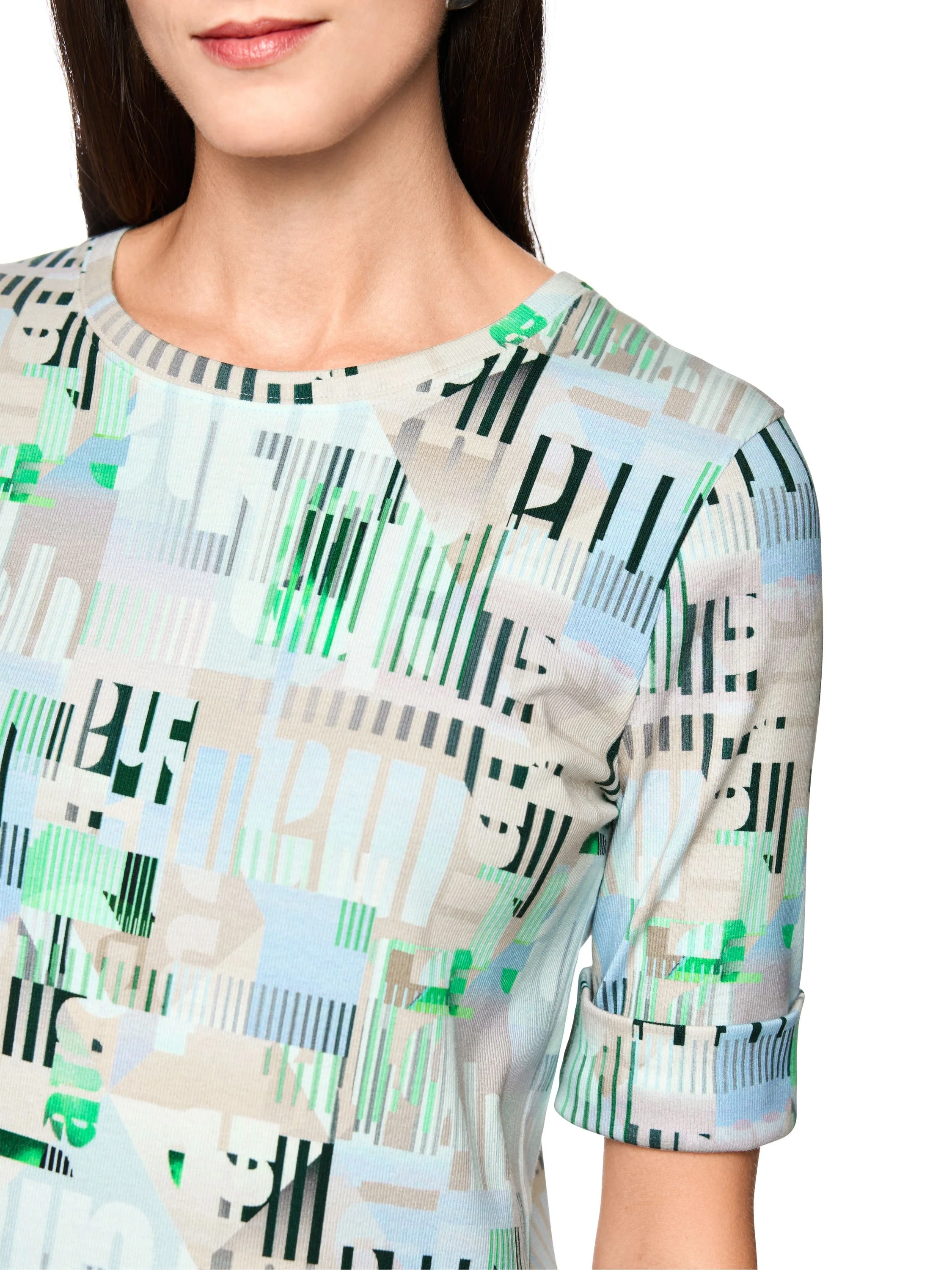 Ripp-Shirt aus Baumwollstretch - Image 2