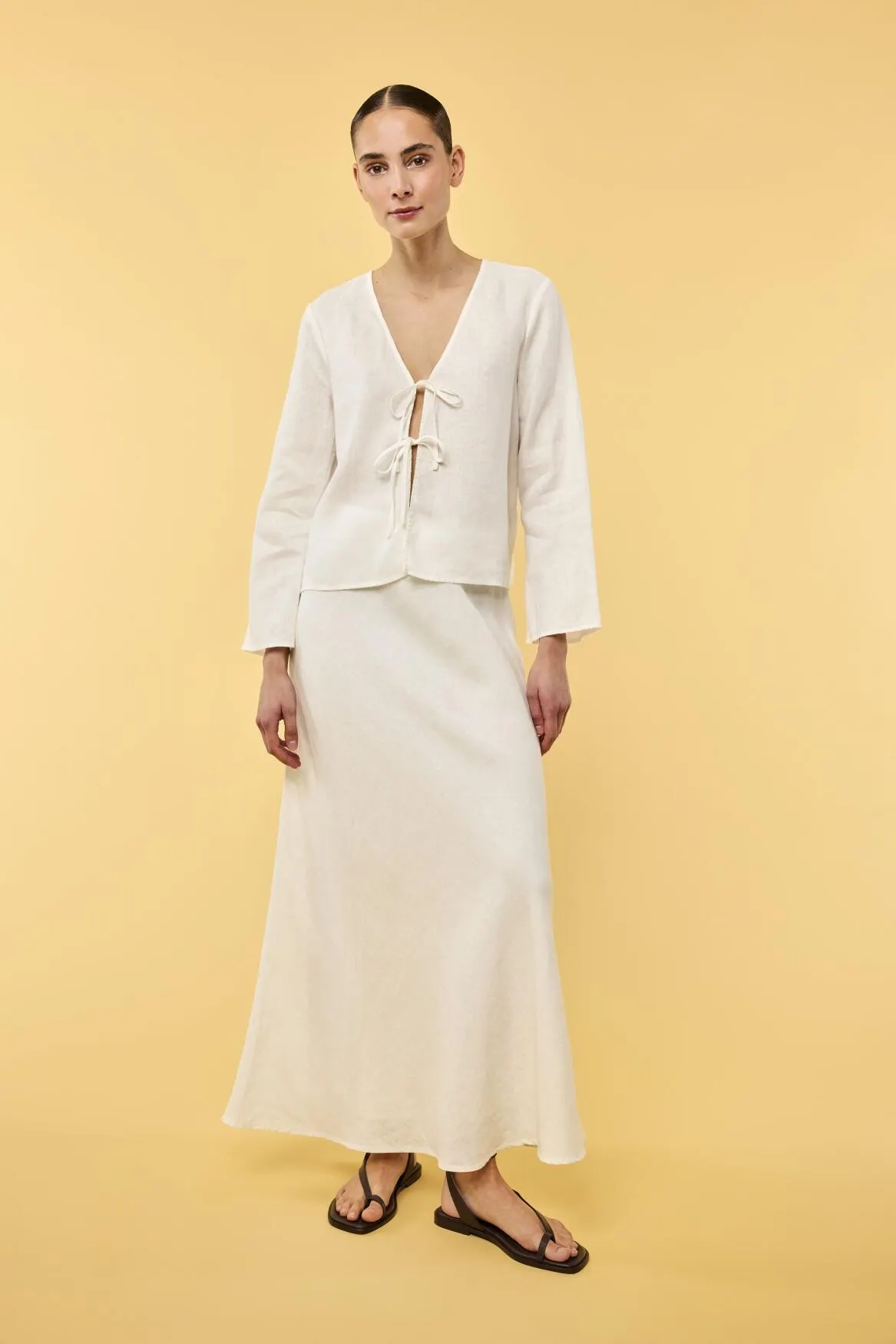 Rock Maxi MARA aus Leinen - Image 2