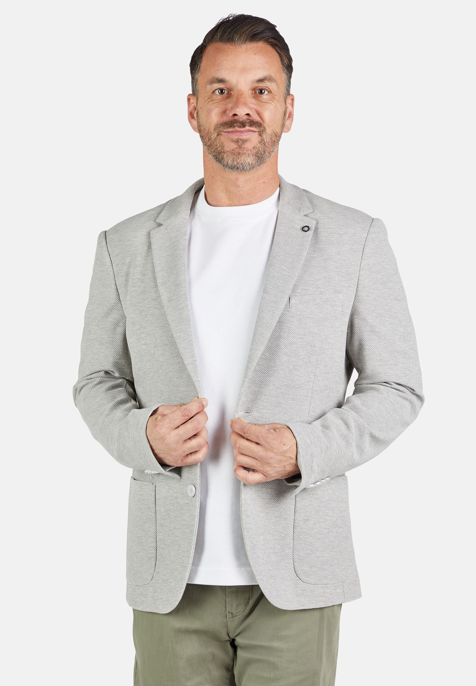 Sakko meliert mit aufgesetzten Taschen - Image 5