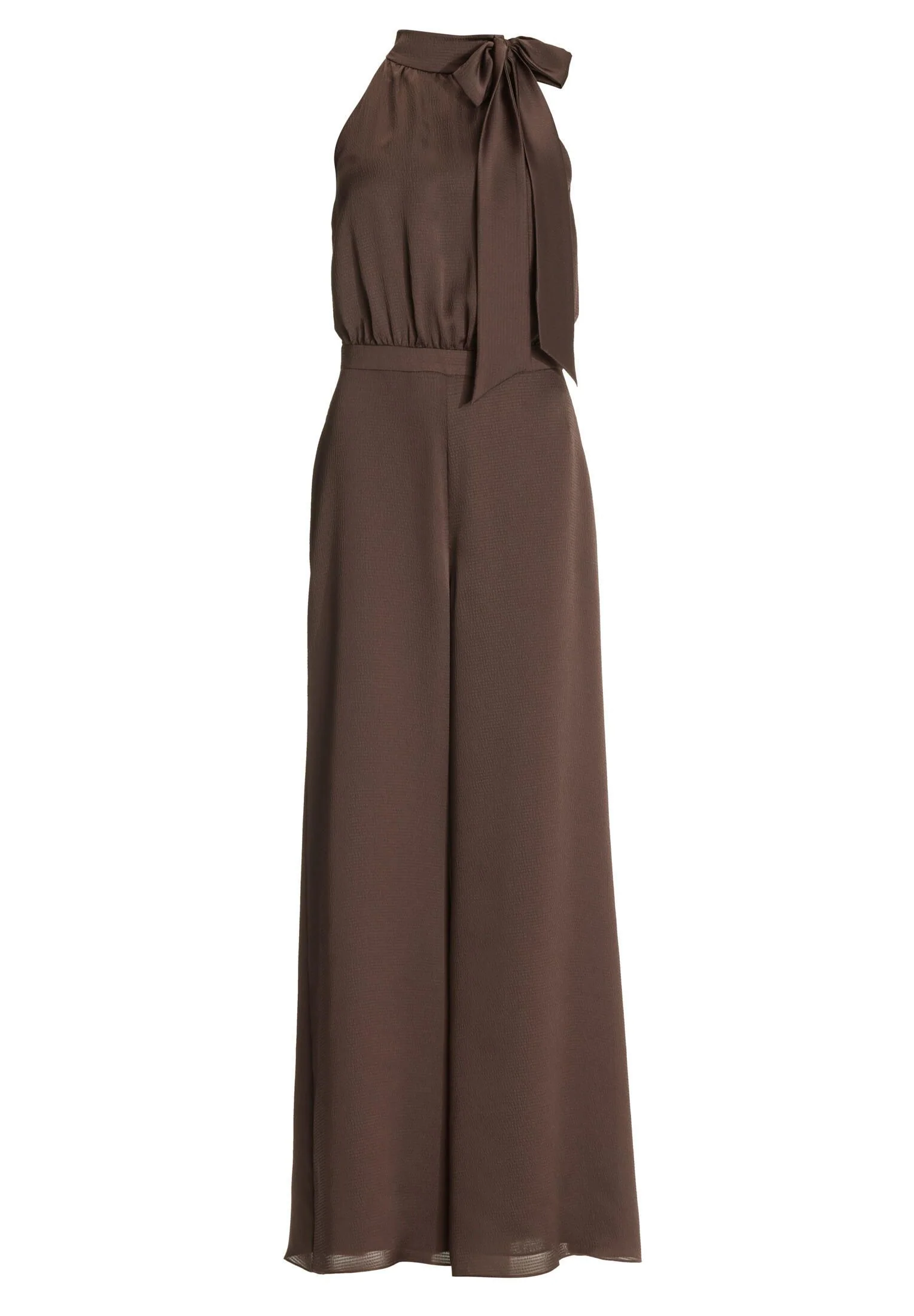 Satin-Jumpsuit mit Schluppe