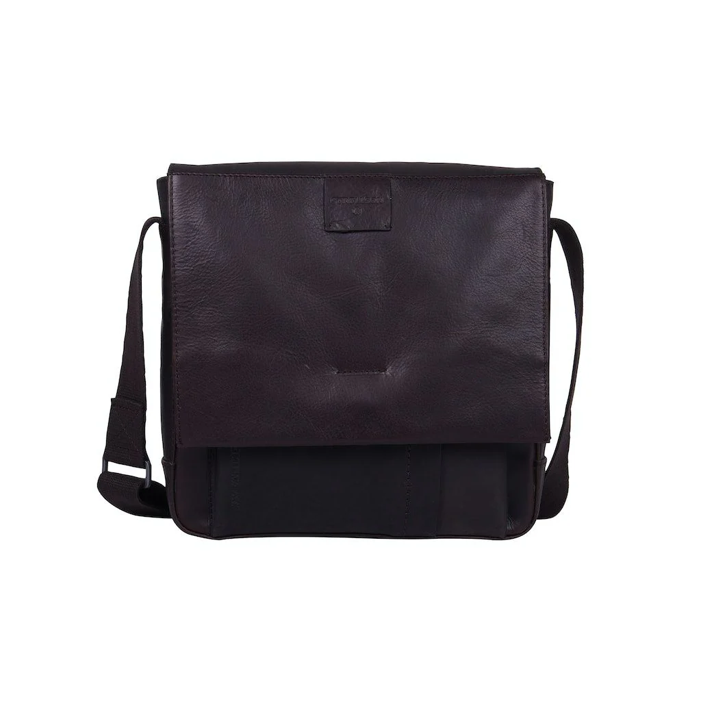 Schultertasche aus Leder
