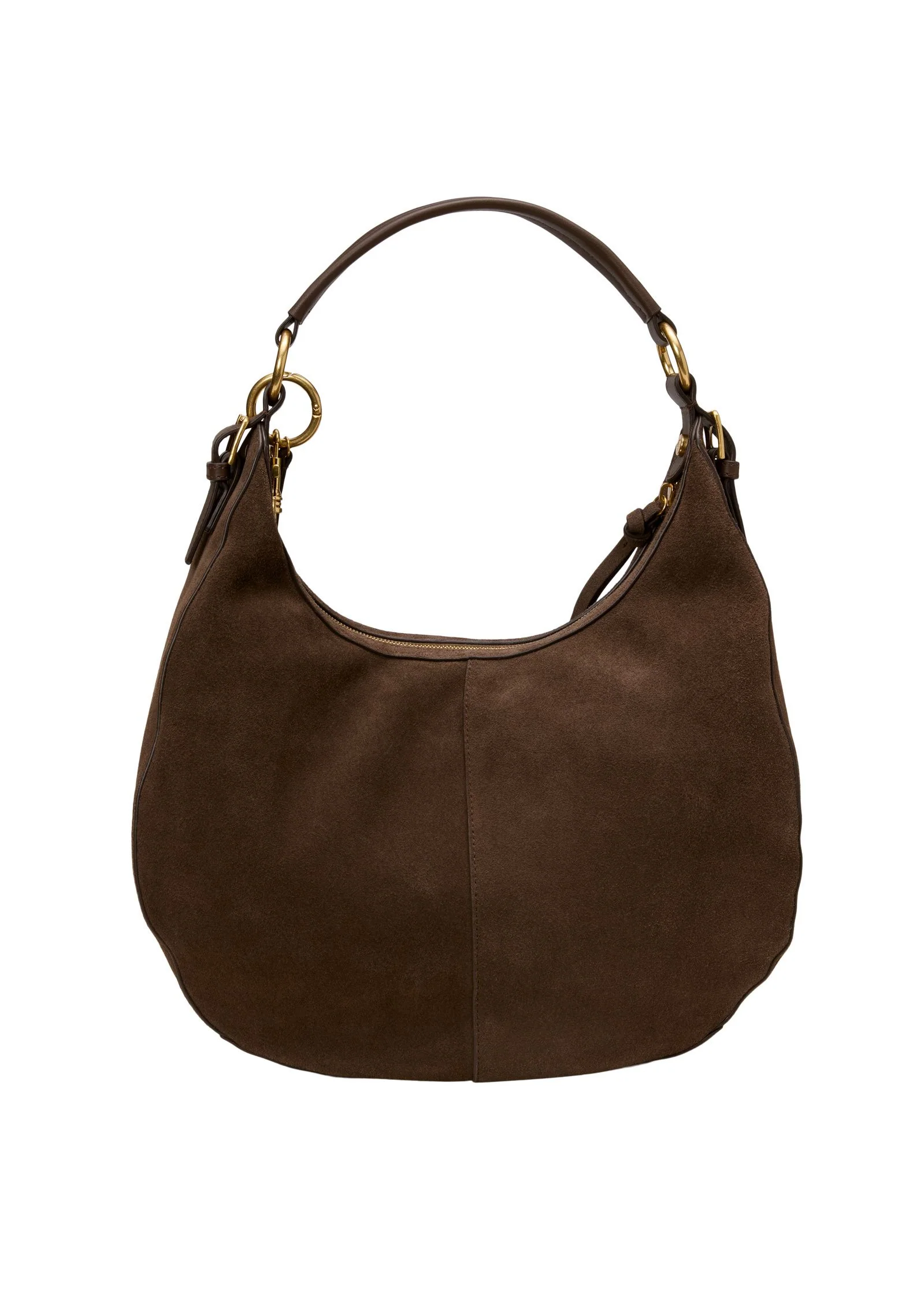 Schultertasche aus Veloursleder - Image 2
