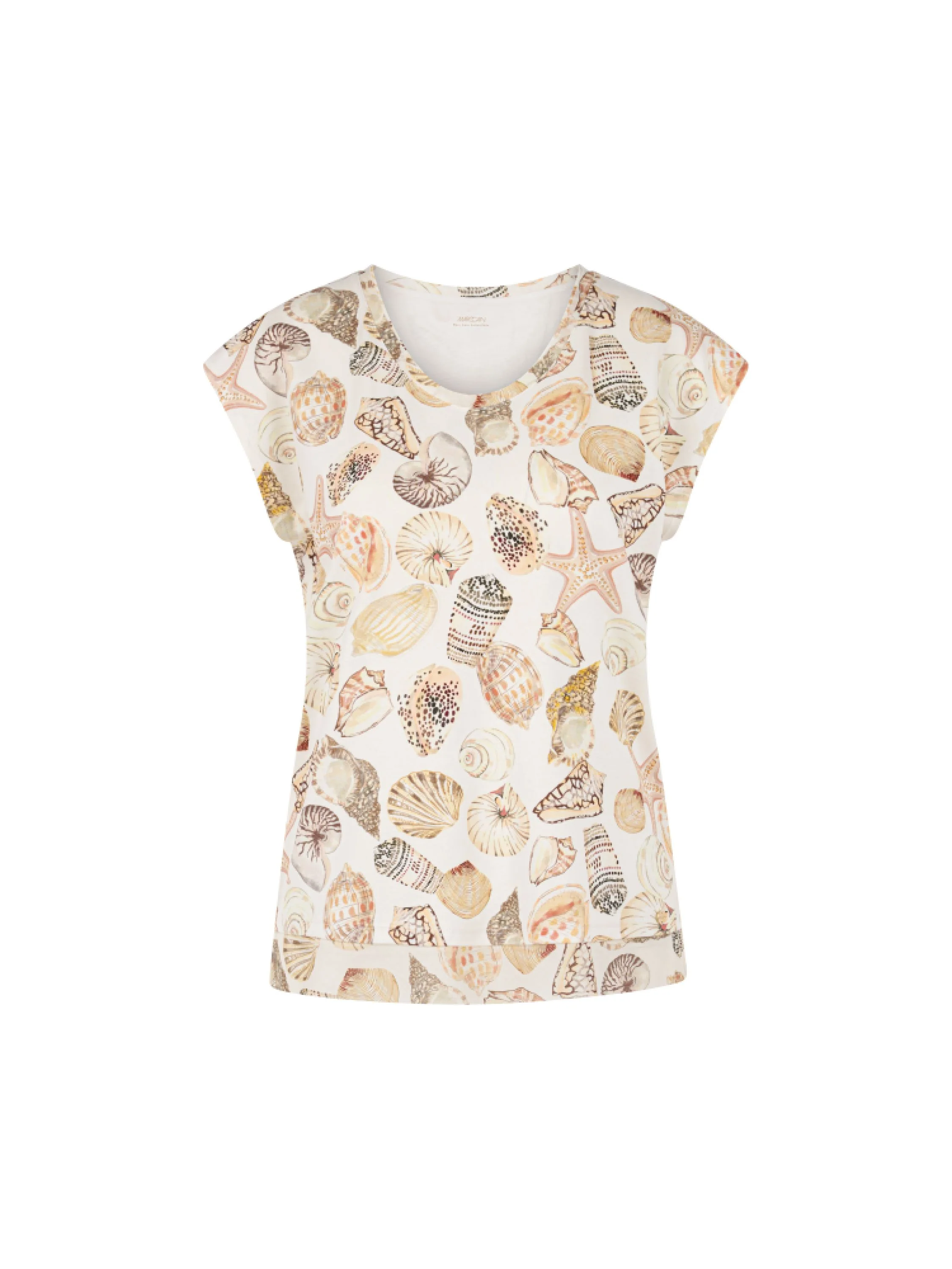 Shirt mit Muschelprint
