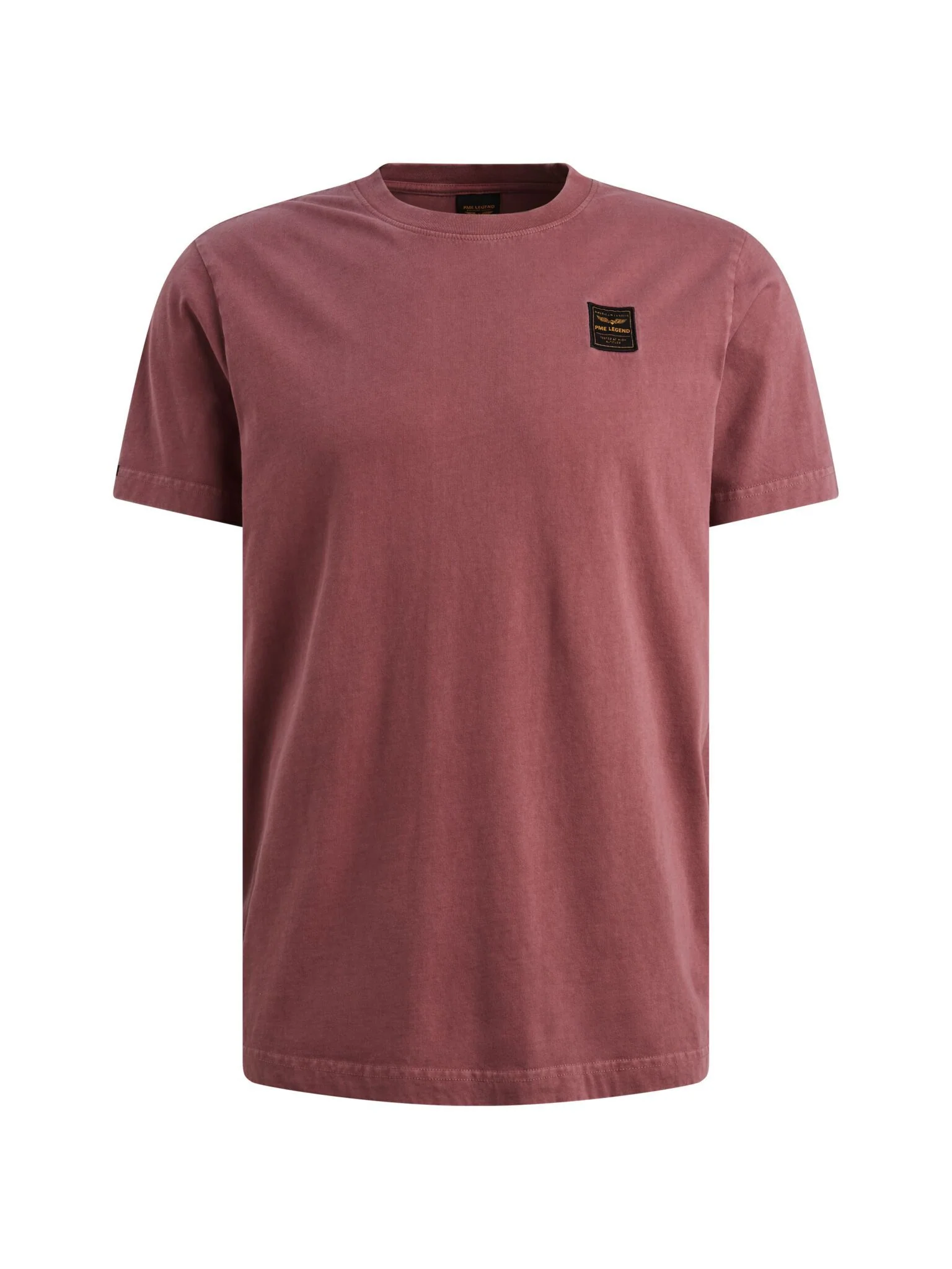 Short sleeve r-neck special washed, Roan Rouge