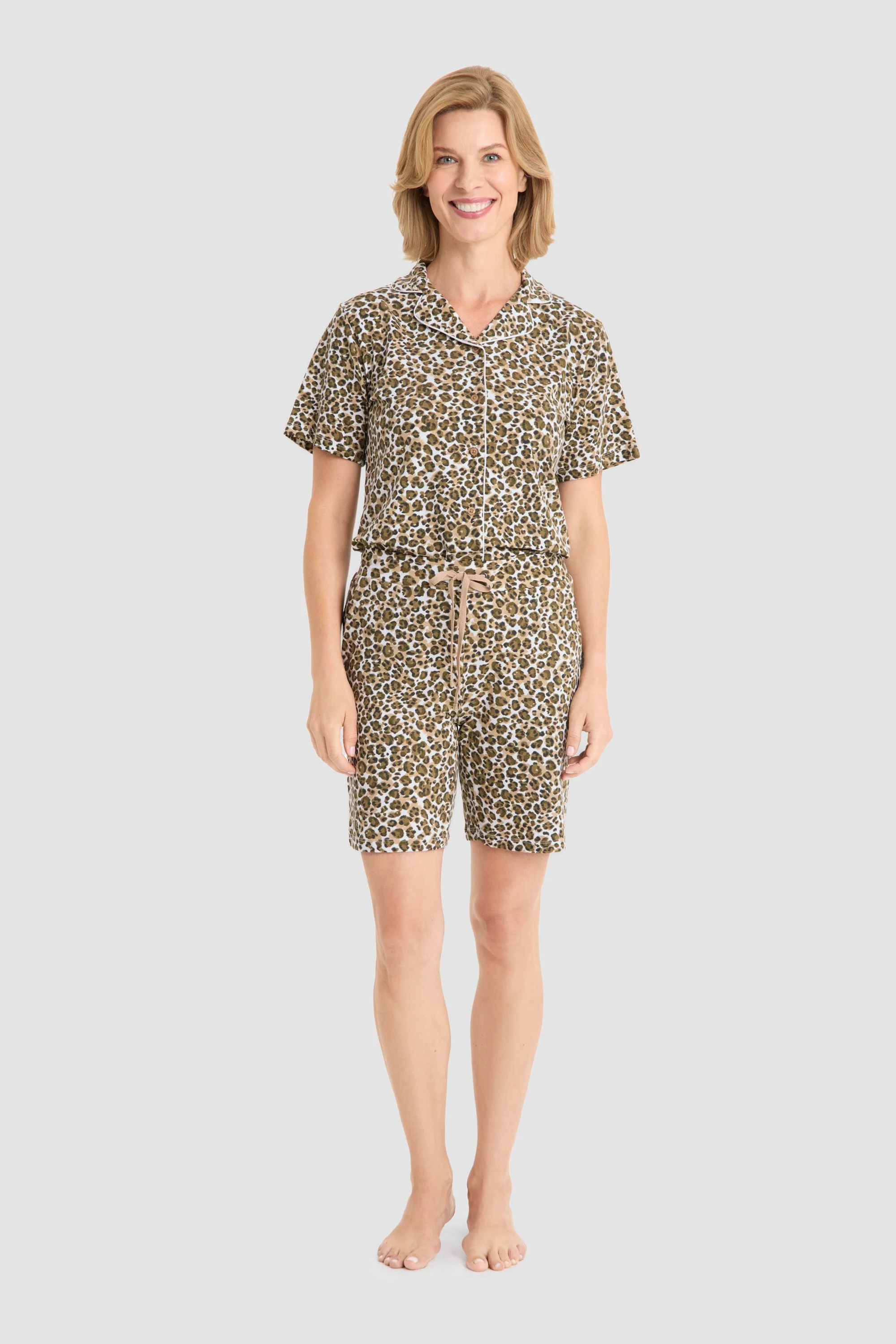 Shorts aus Baumwollmix - Image 2