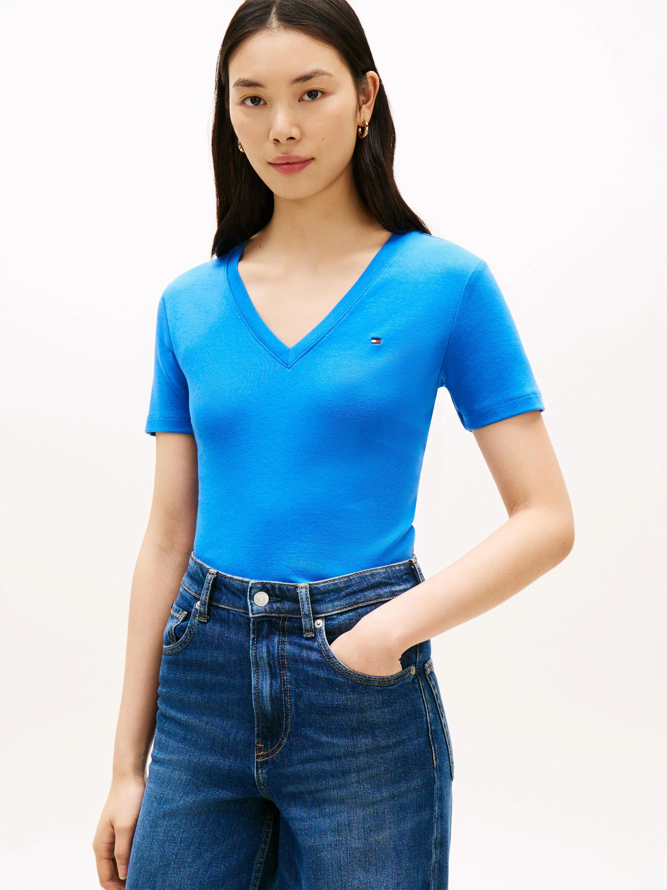 SLIM CODY V-NK SS, BLUE - Image 2