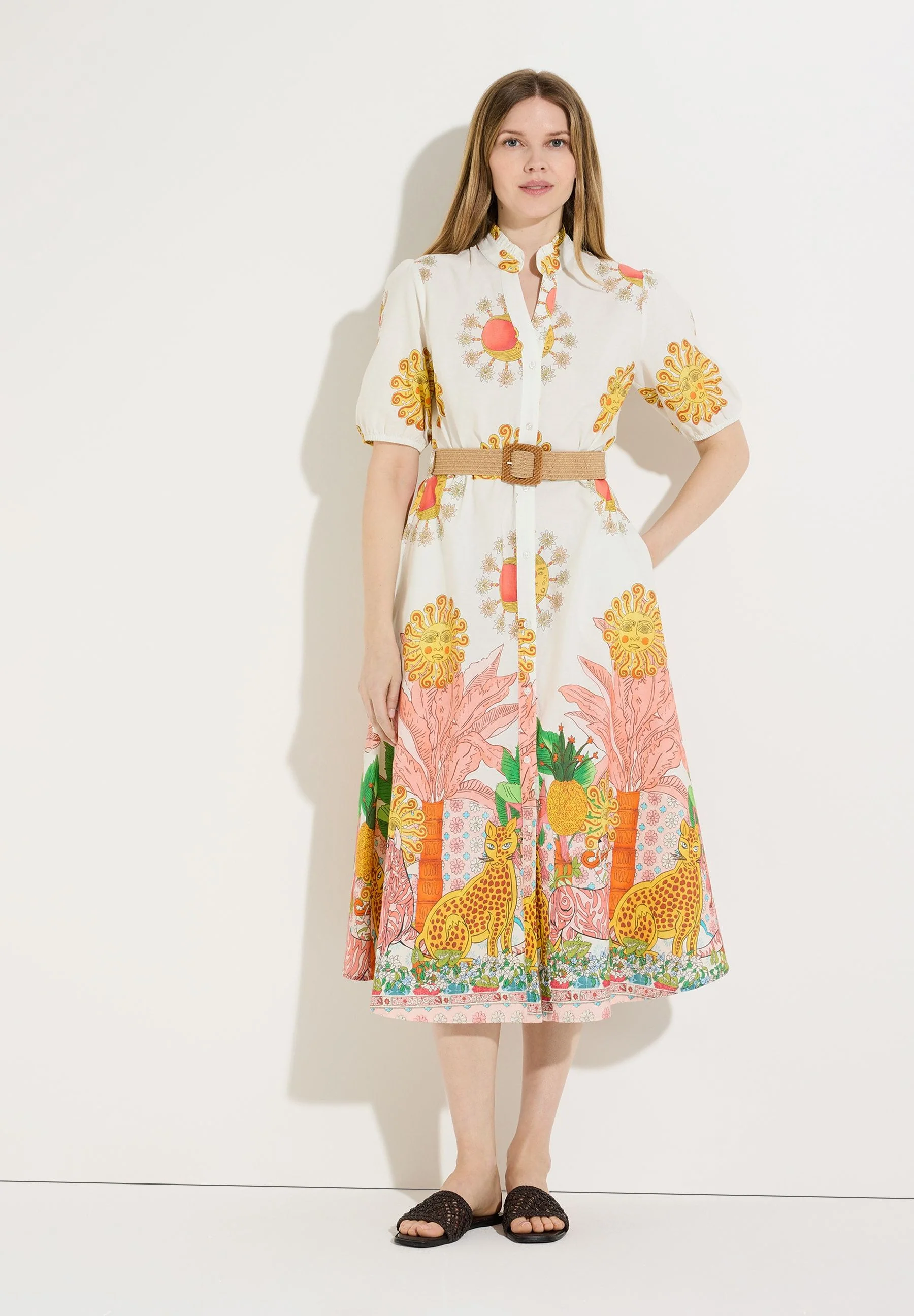 Sommerkleid Midi aus Baumwolle - Image 3