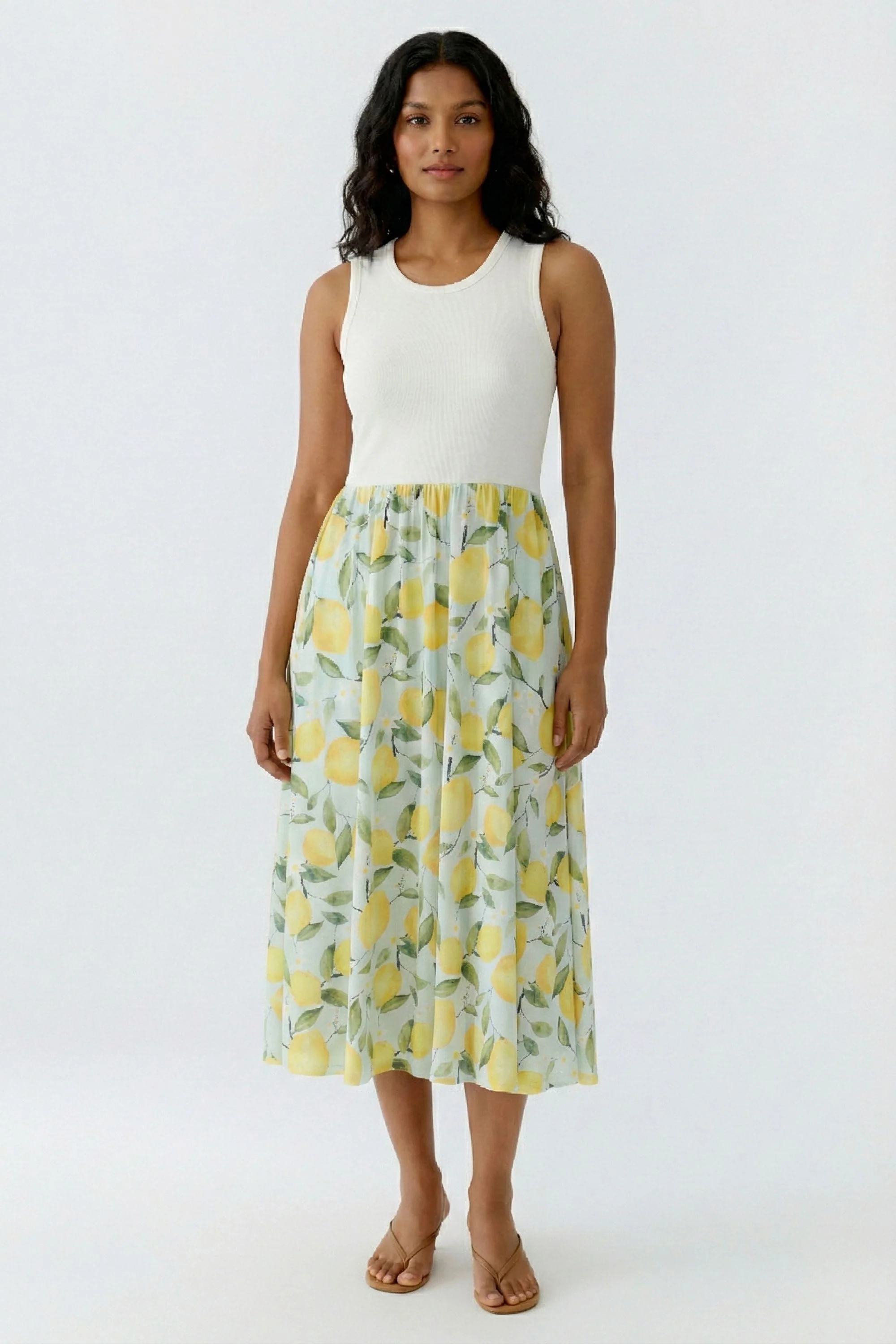 Sommerkleid Midi mit Print - Image 3