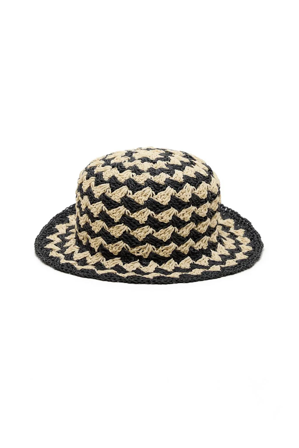 Sonnenhut aus Papiergeflecht