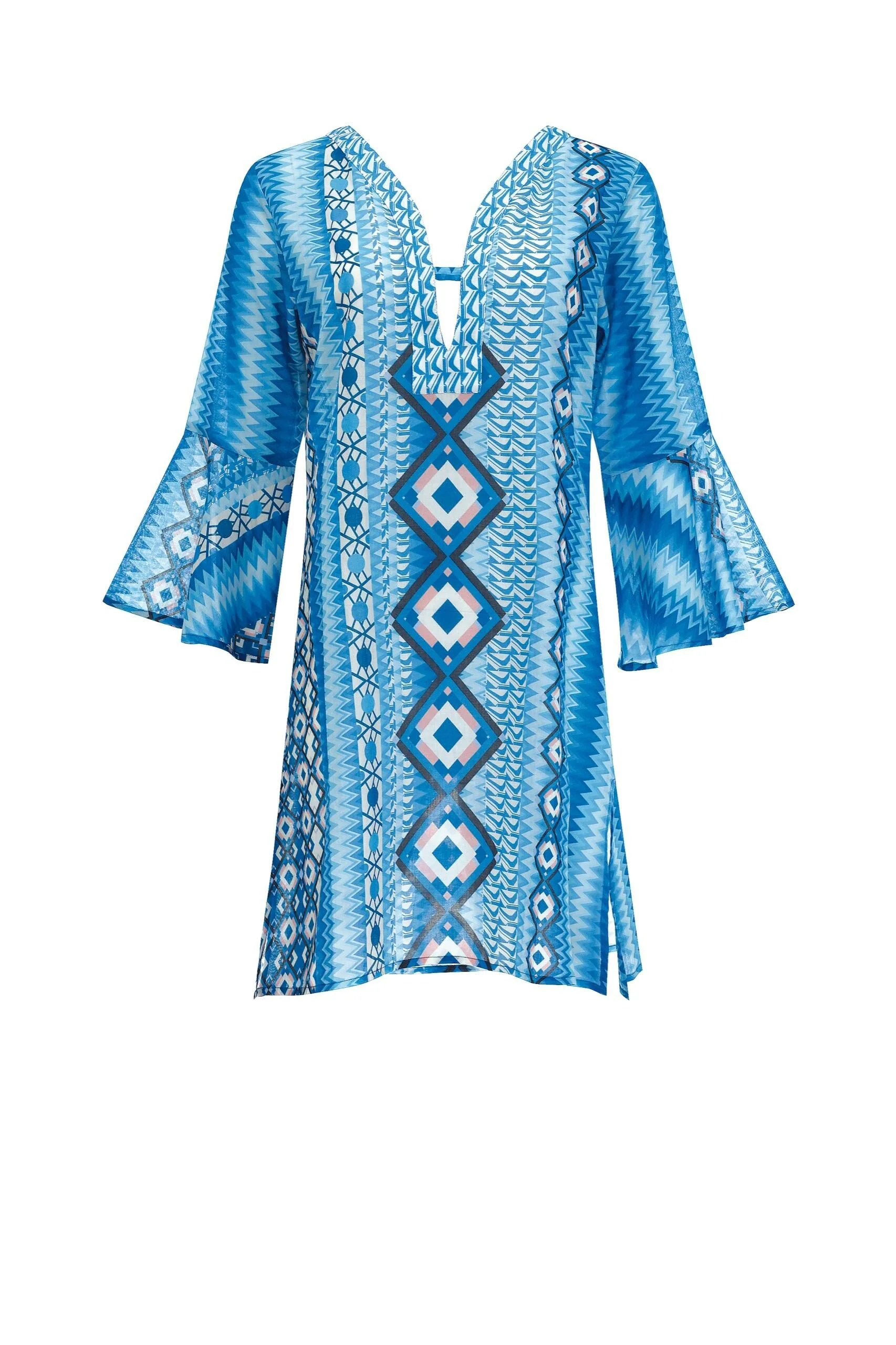 Standkleid Mini aus Baumwolle