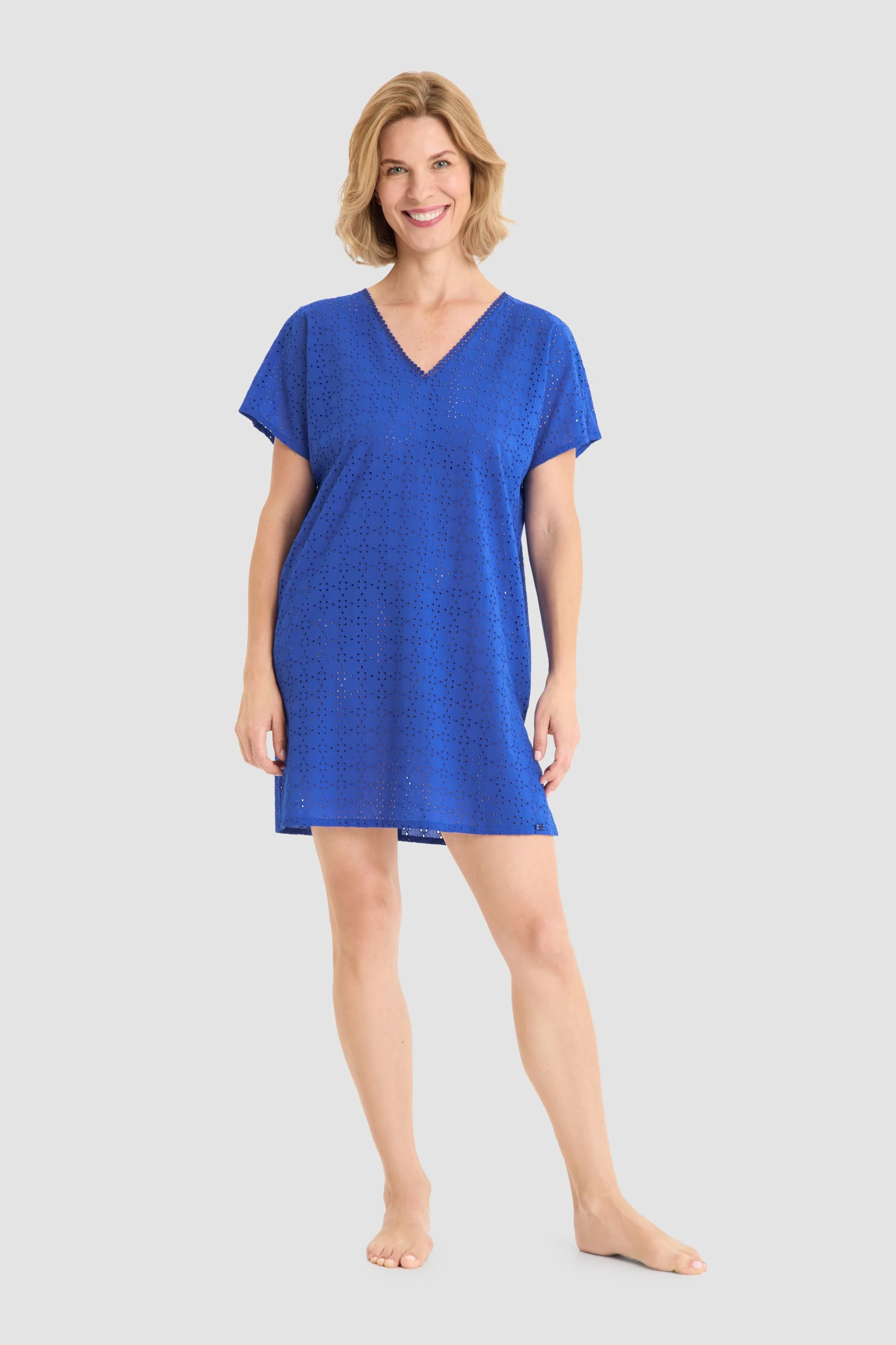 Strandkleid Mini aus Baumwolle - Image 2