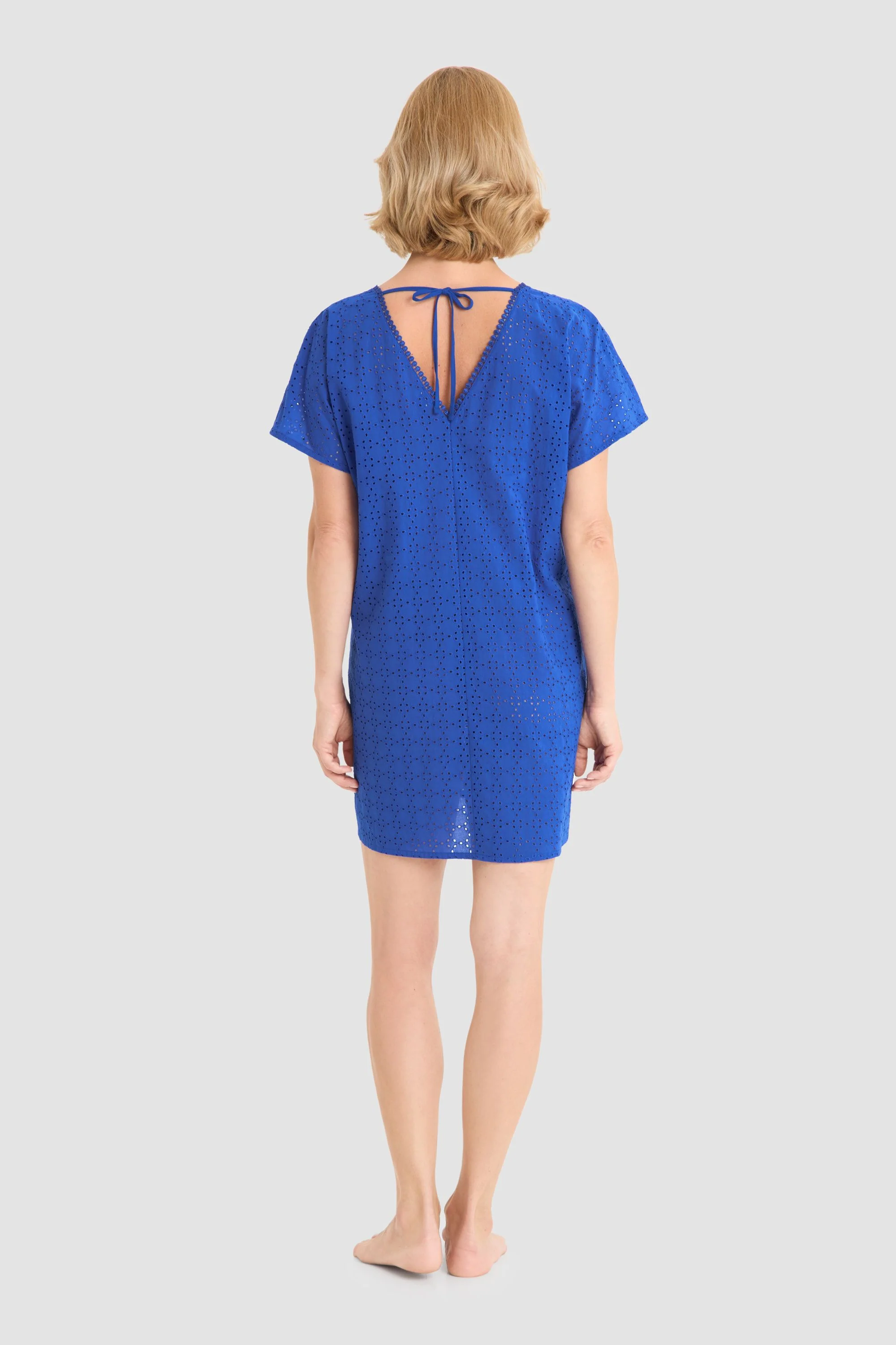 Strandkleid Mini aus Baumwolle - Image 3