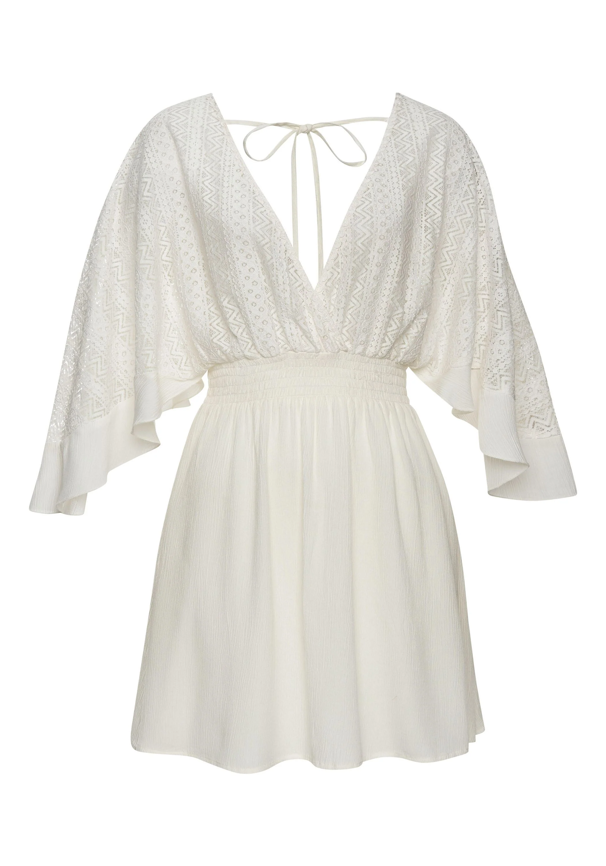 Strandkleid Mini aus Viskose
