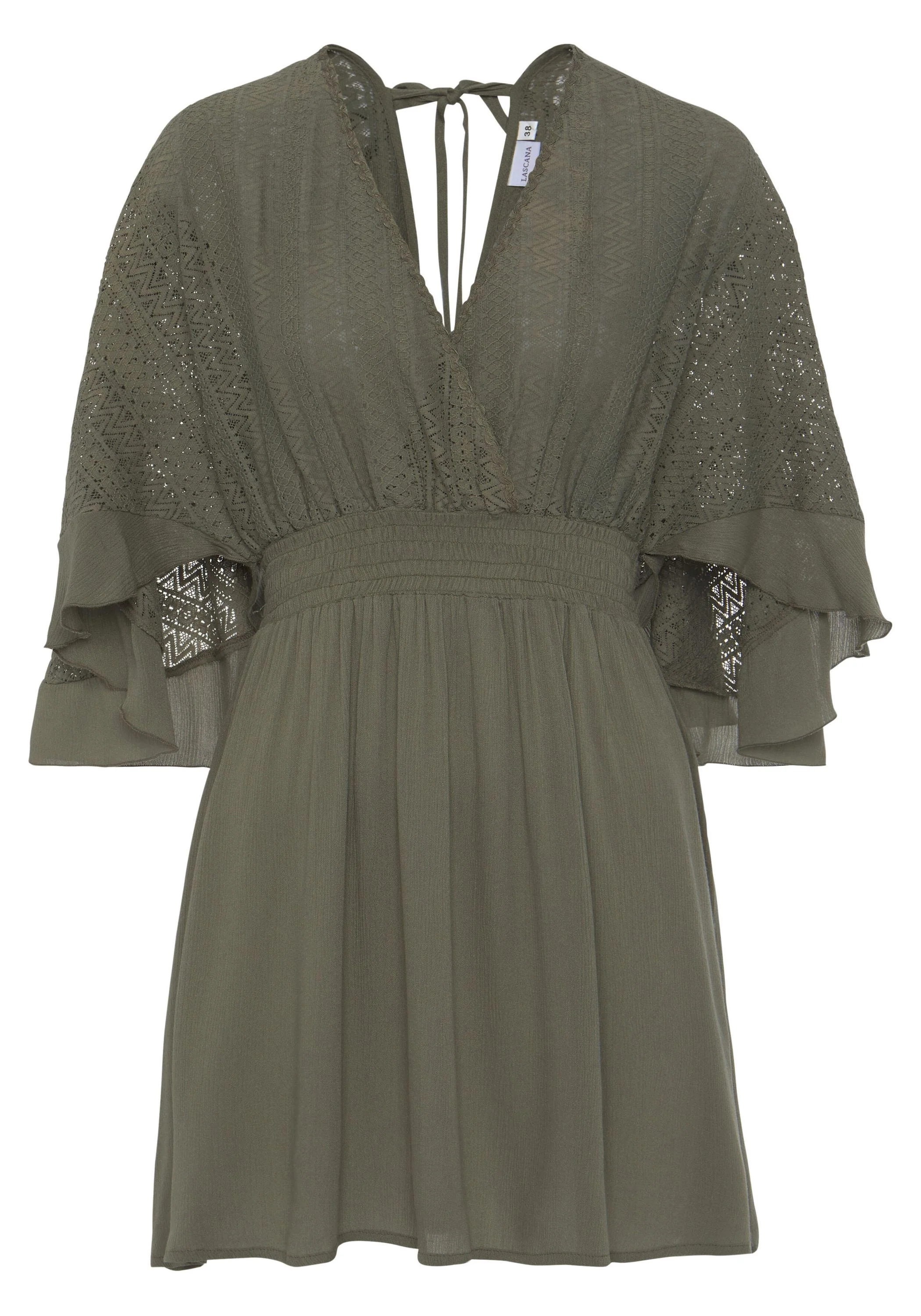 Strandkleid Mini aus Viskose