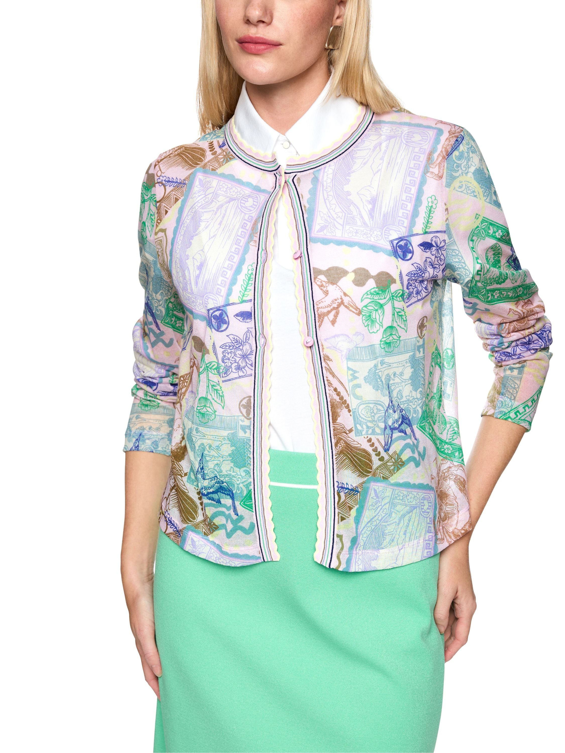 Strick-Cardigan aus Baumwollmix - Image 4