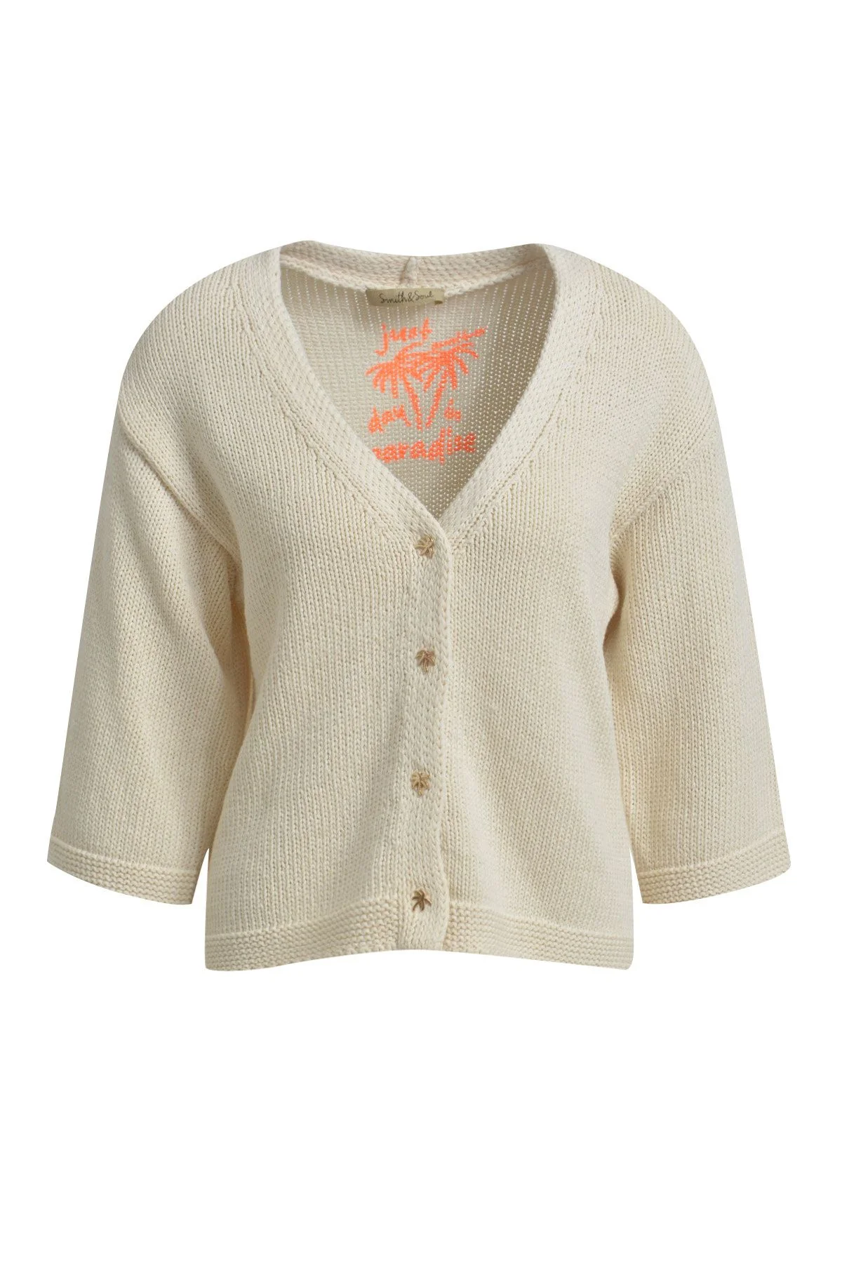 Strick-Cardigan aus Baumwollmix