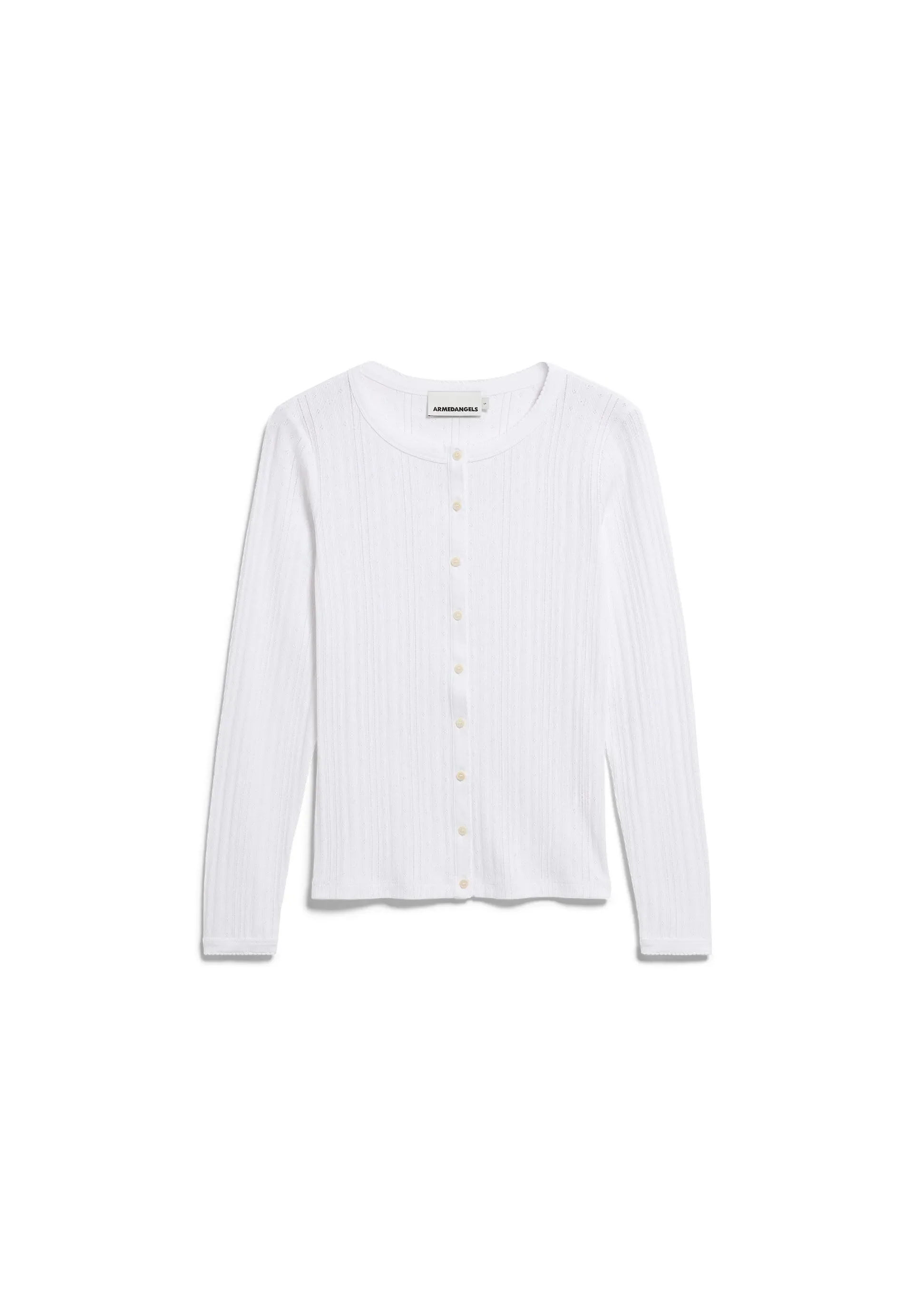 Strick-Cardigan POINTELLE aus Bio-Baumwolle