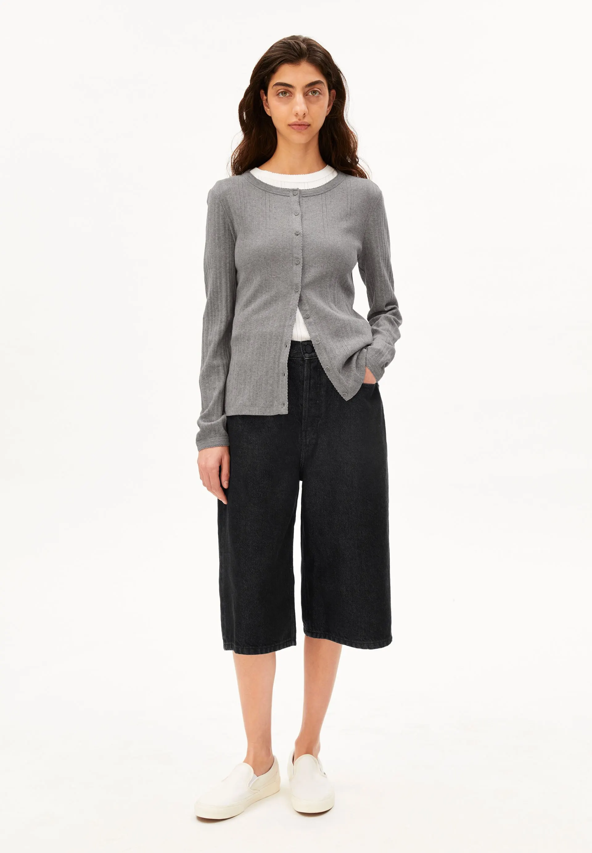 Strick-Cardigan POINTELLE aus Bio-Baumwolle - Image 4