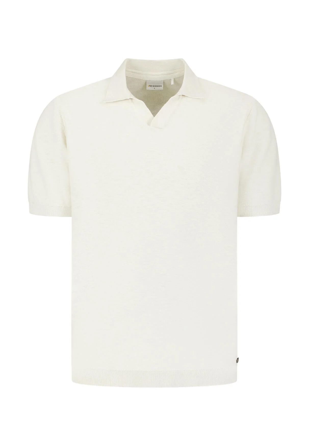 Strick-Poloshirt aus Baumwolle