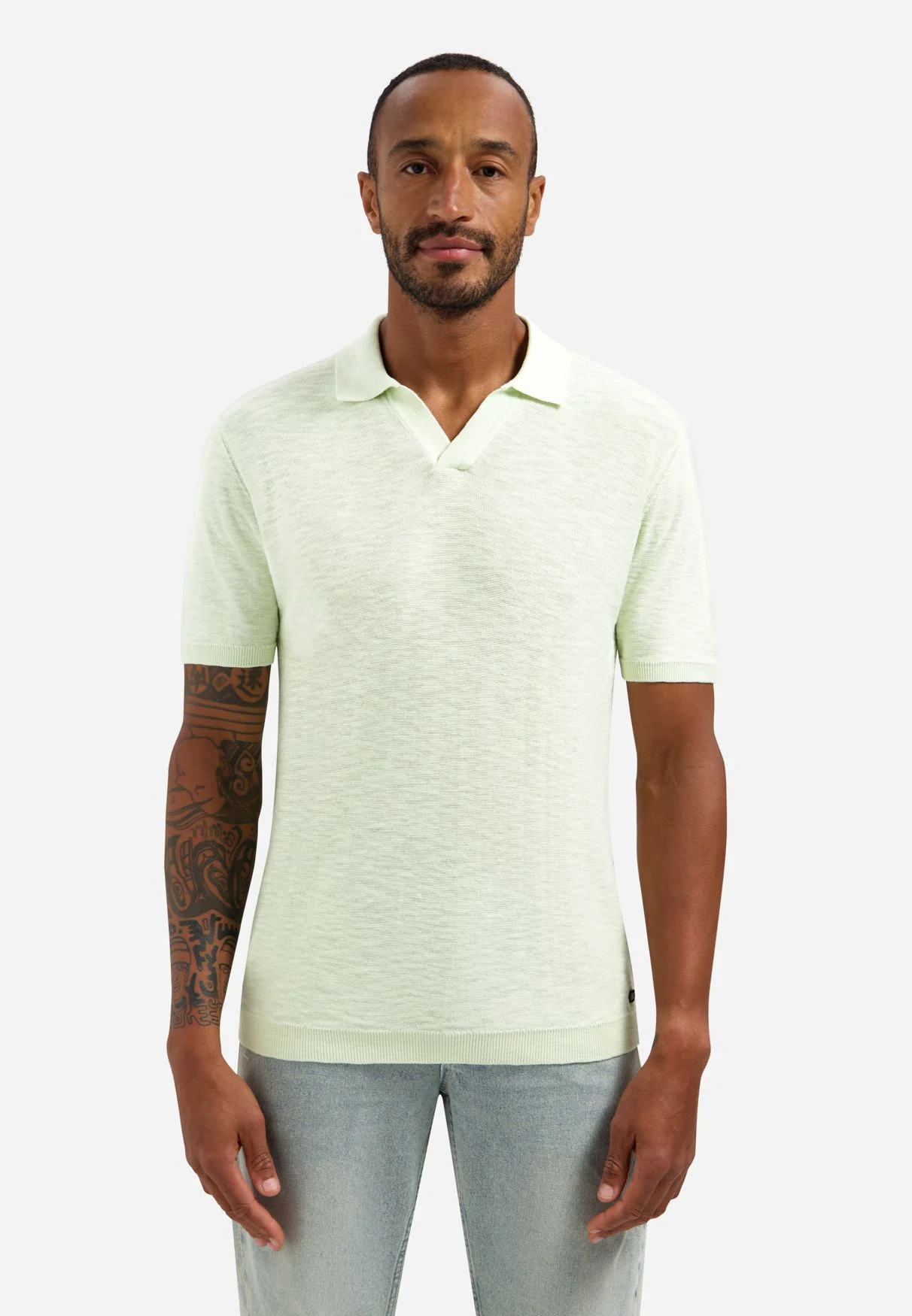 Strick-Poloshirt aus Baumwolle - Image 3