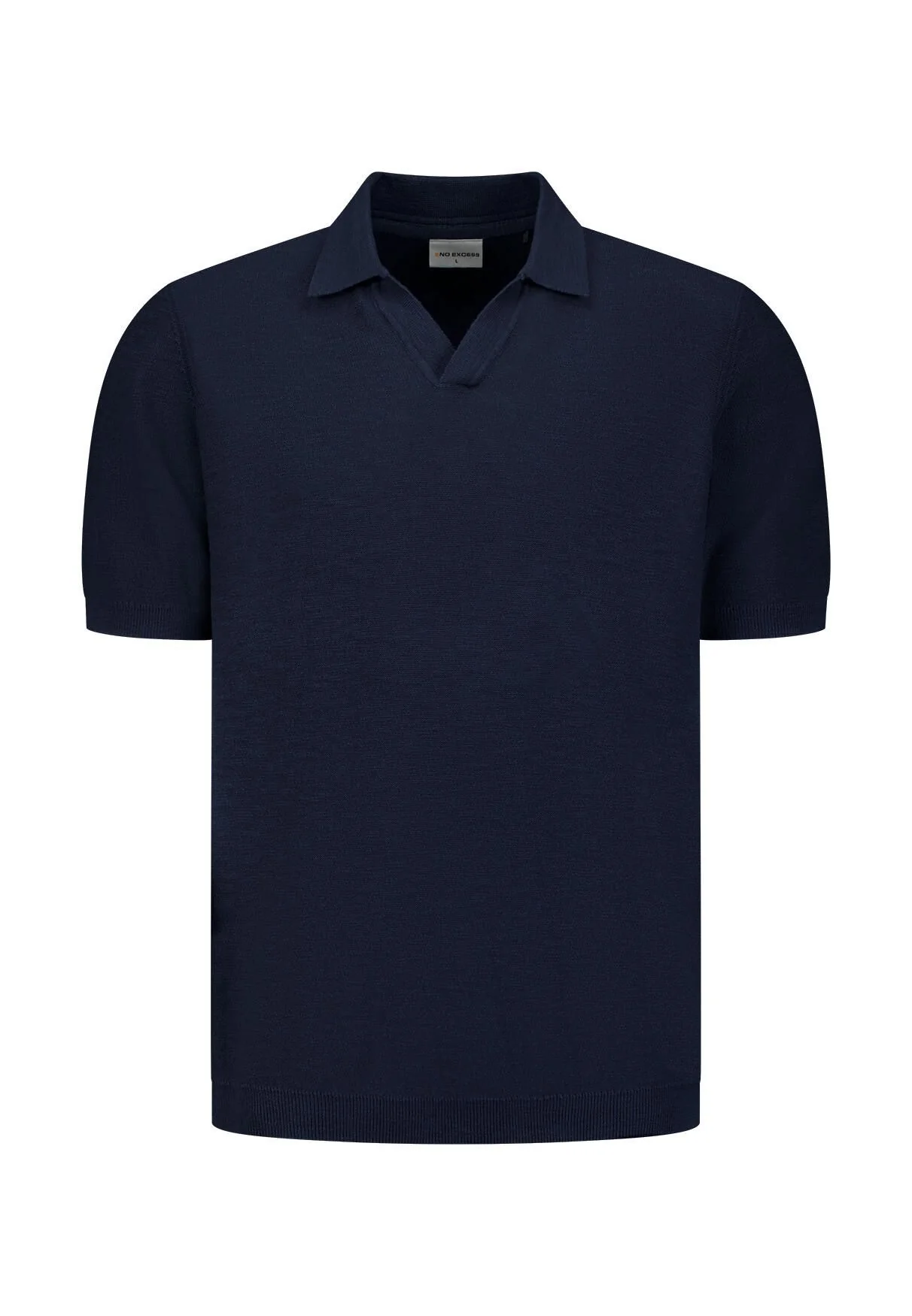 Strick-Poloshirt aus Baumwolle