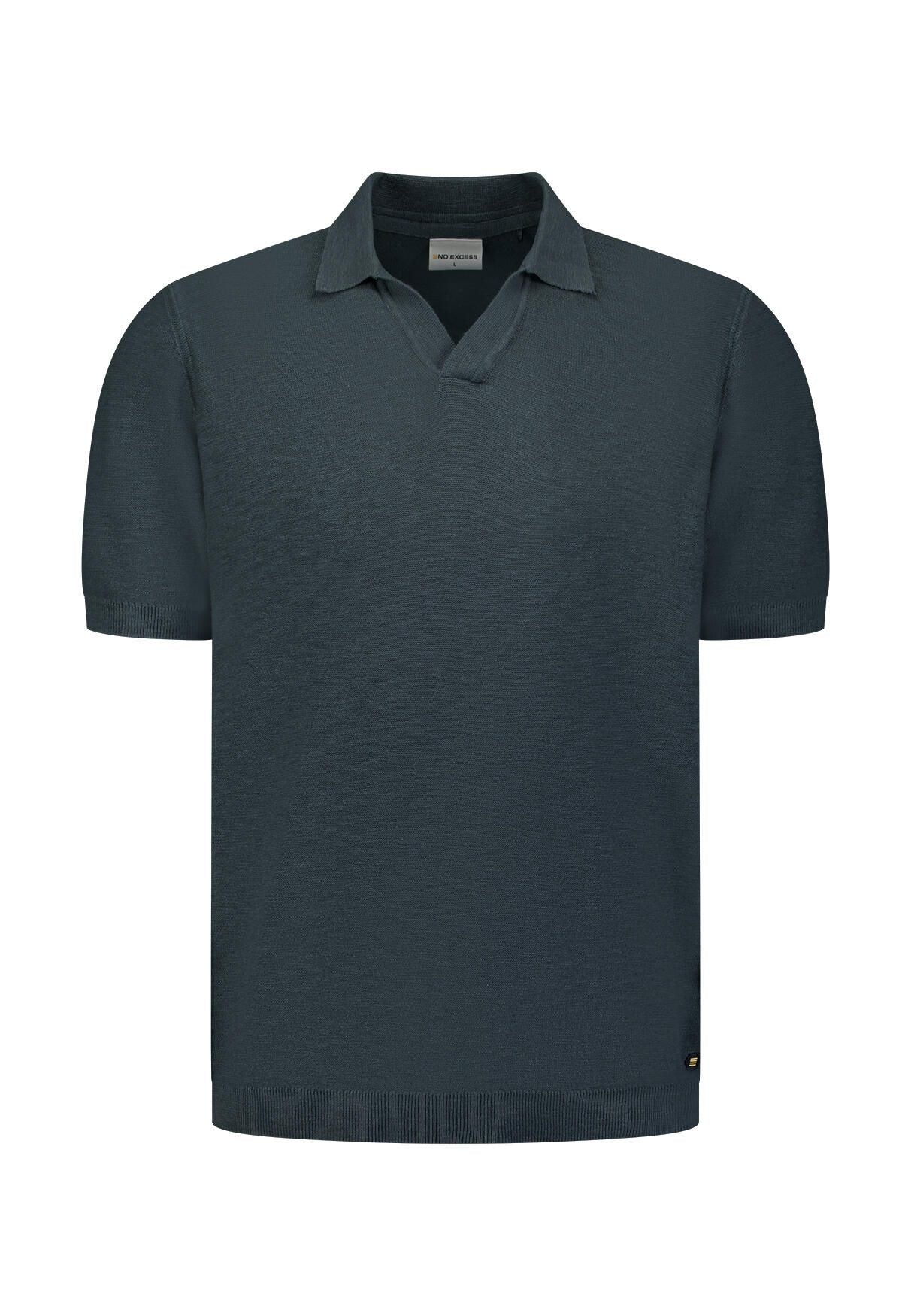 Strick-Poloshirt aus Baumwolle