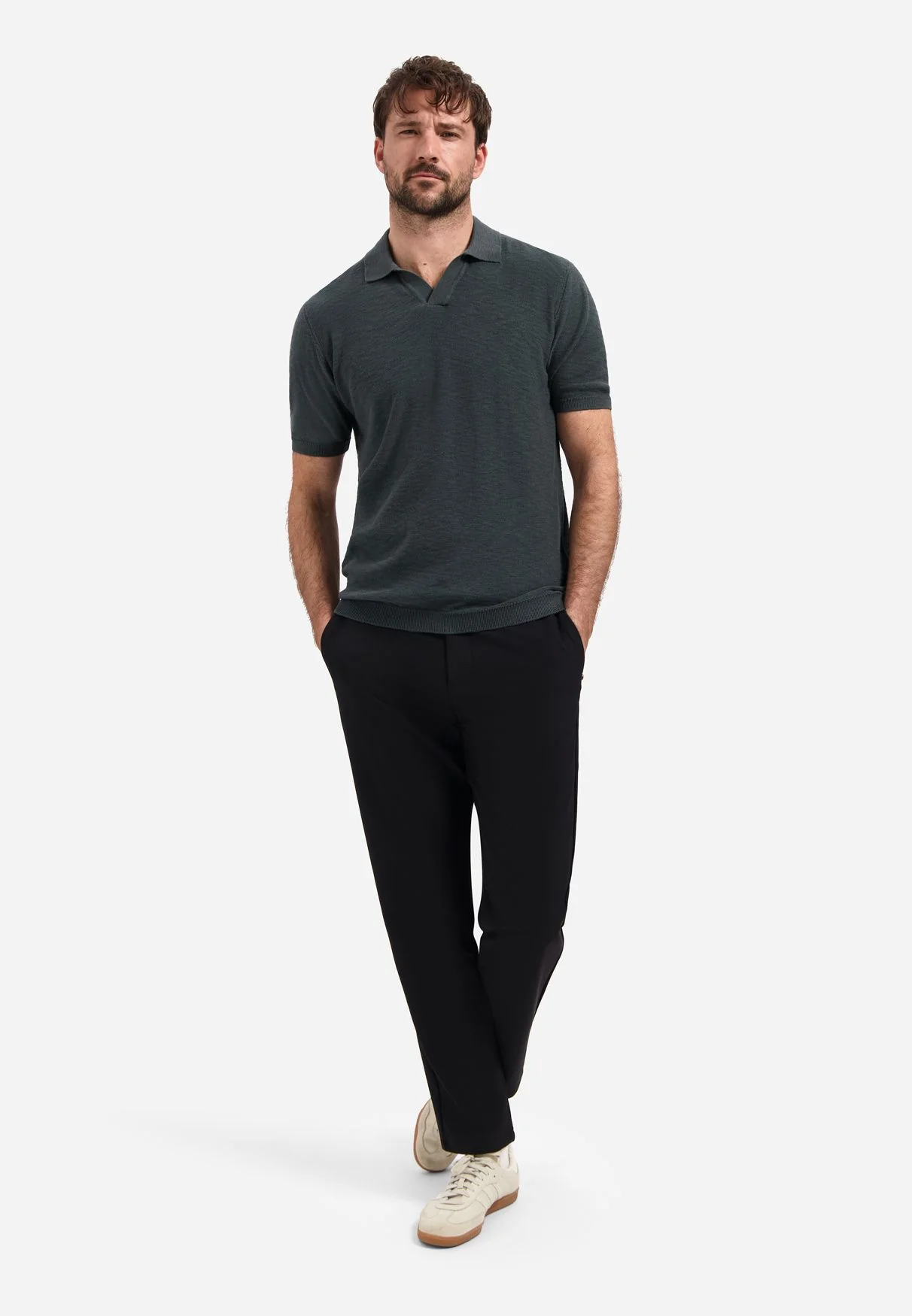 Strick-Poloshirt aus Baumwolle - Image 4