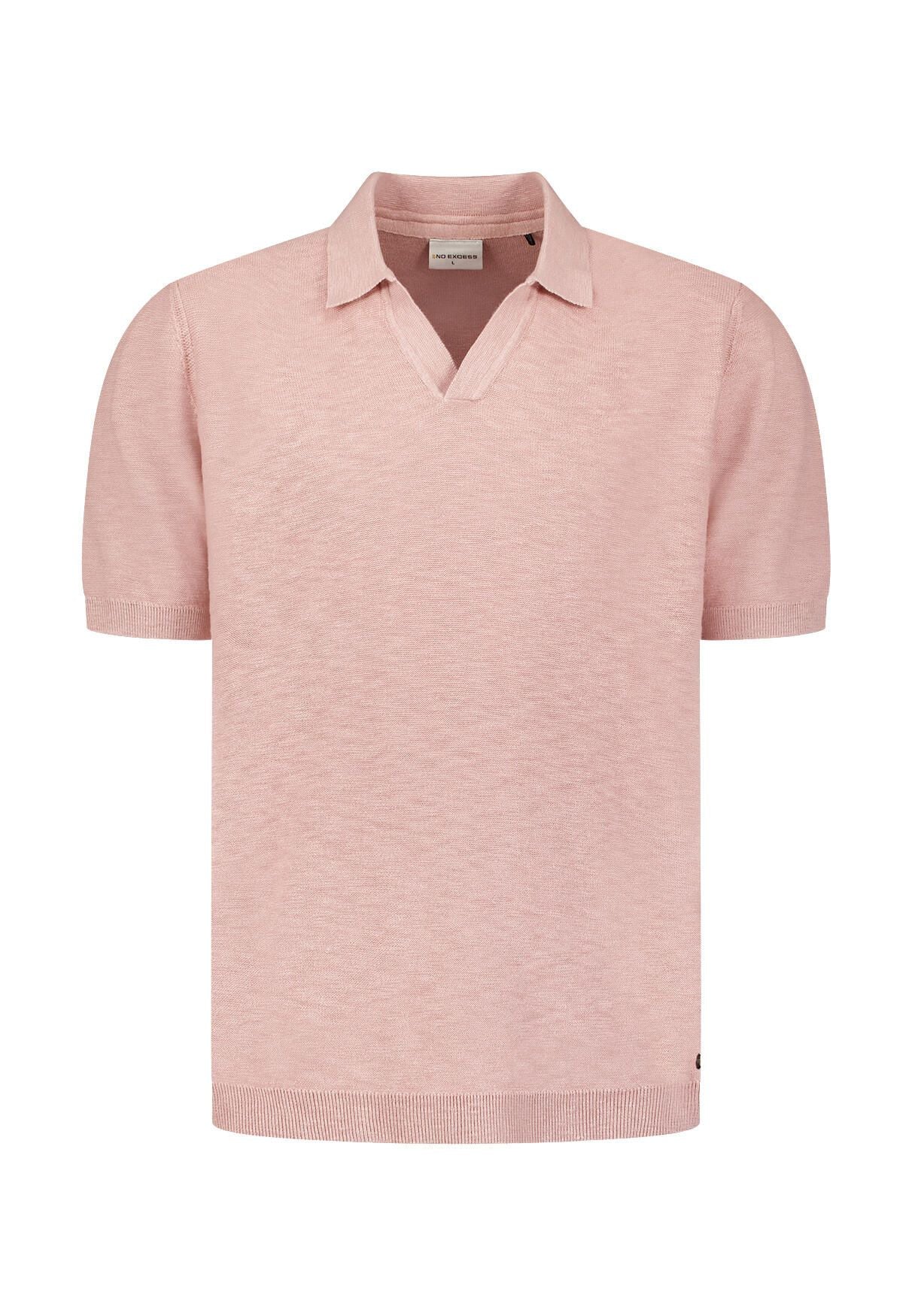 Strick-Poloshirt aus Baumwolle