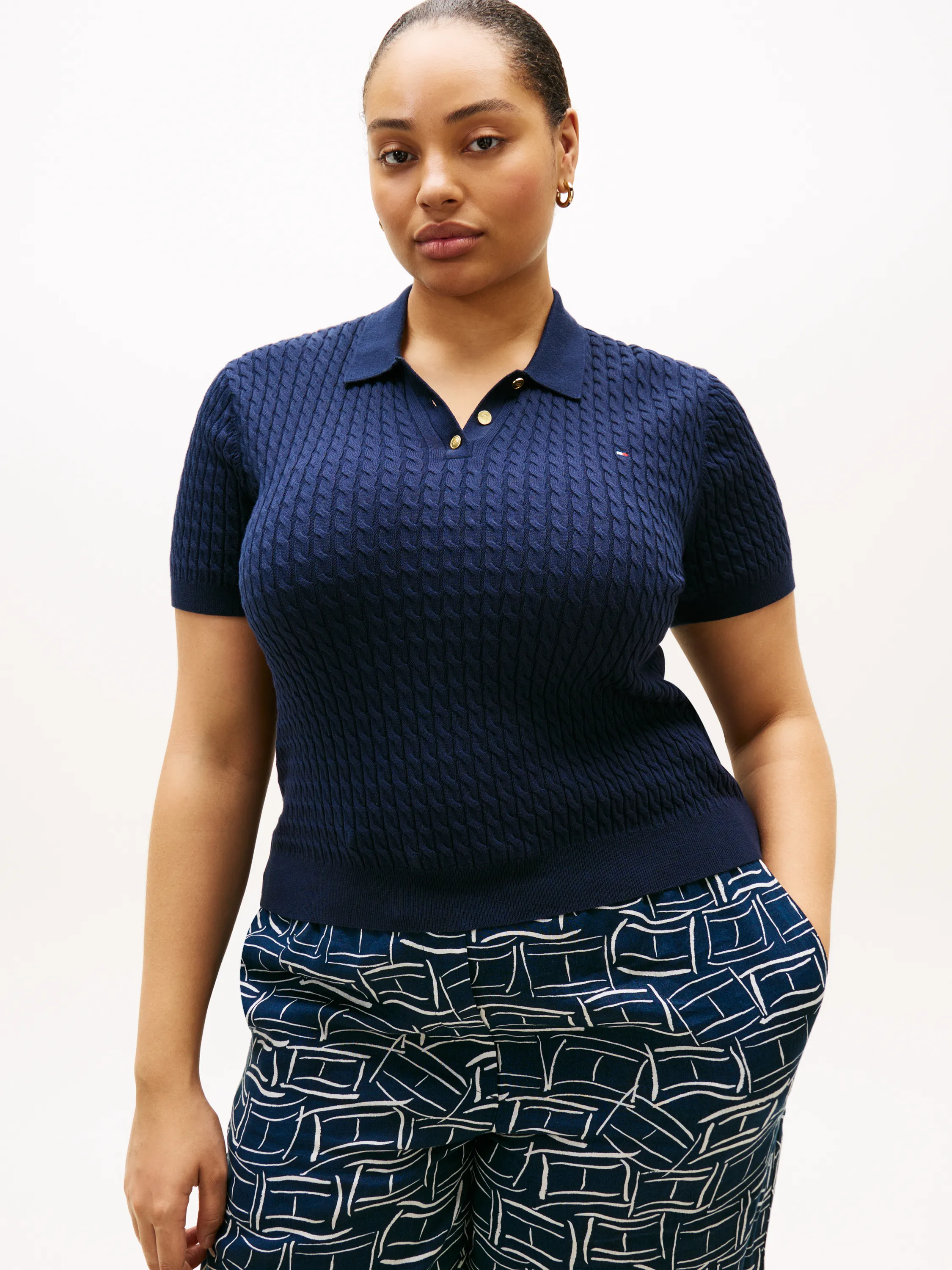 Strick-Poloshirt aus Baumwolle - Image 3