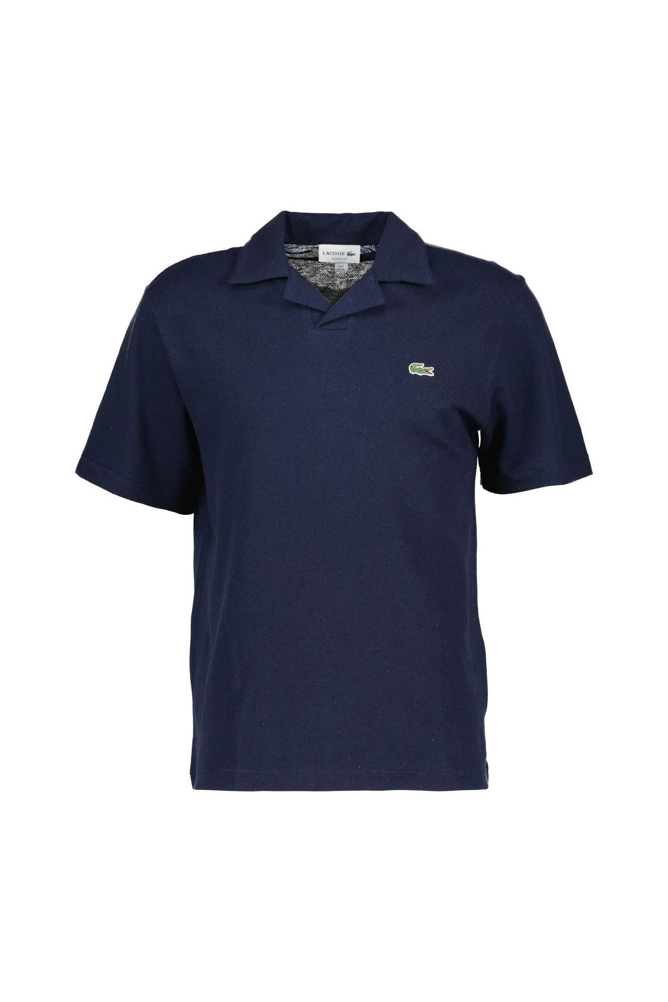 Strick-Poloshirt aus Baumwollmix