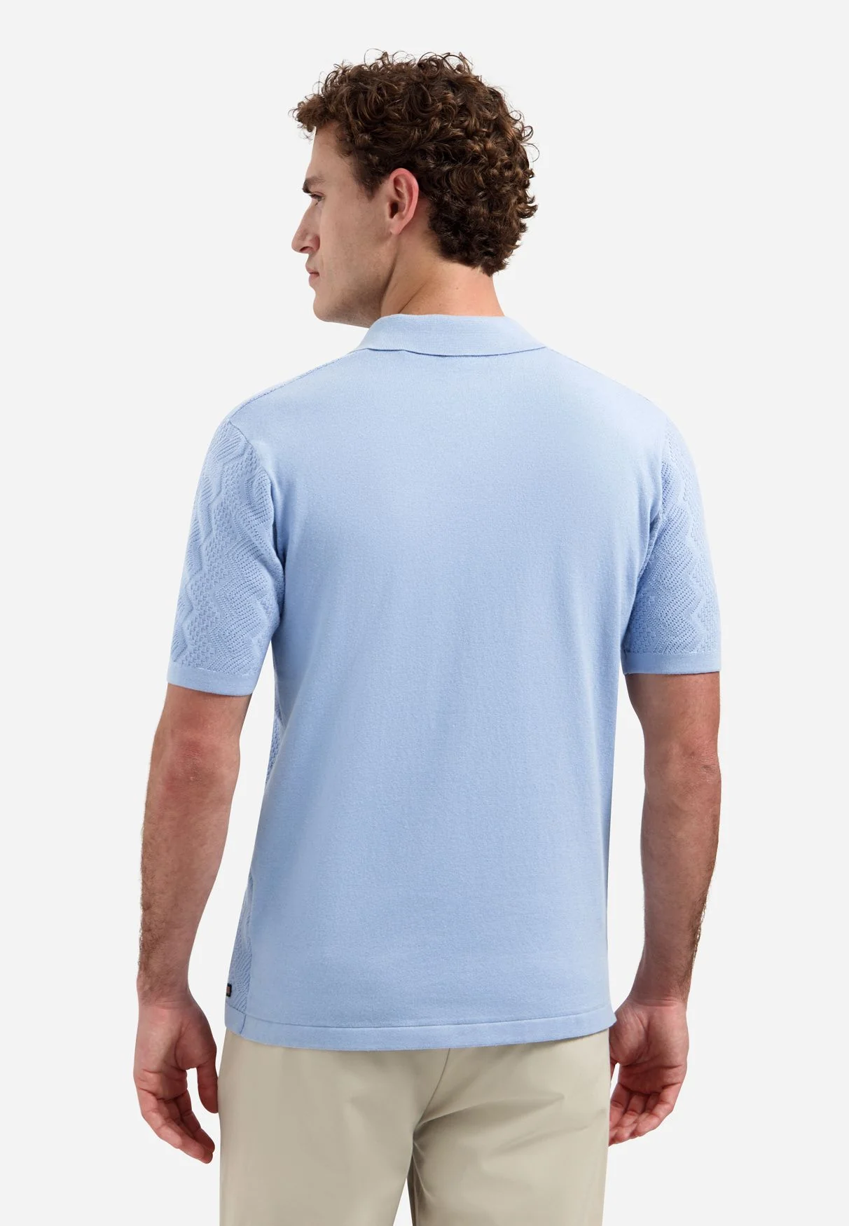 Strick-Poloshirt aus Baumwollmix - Image 3